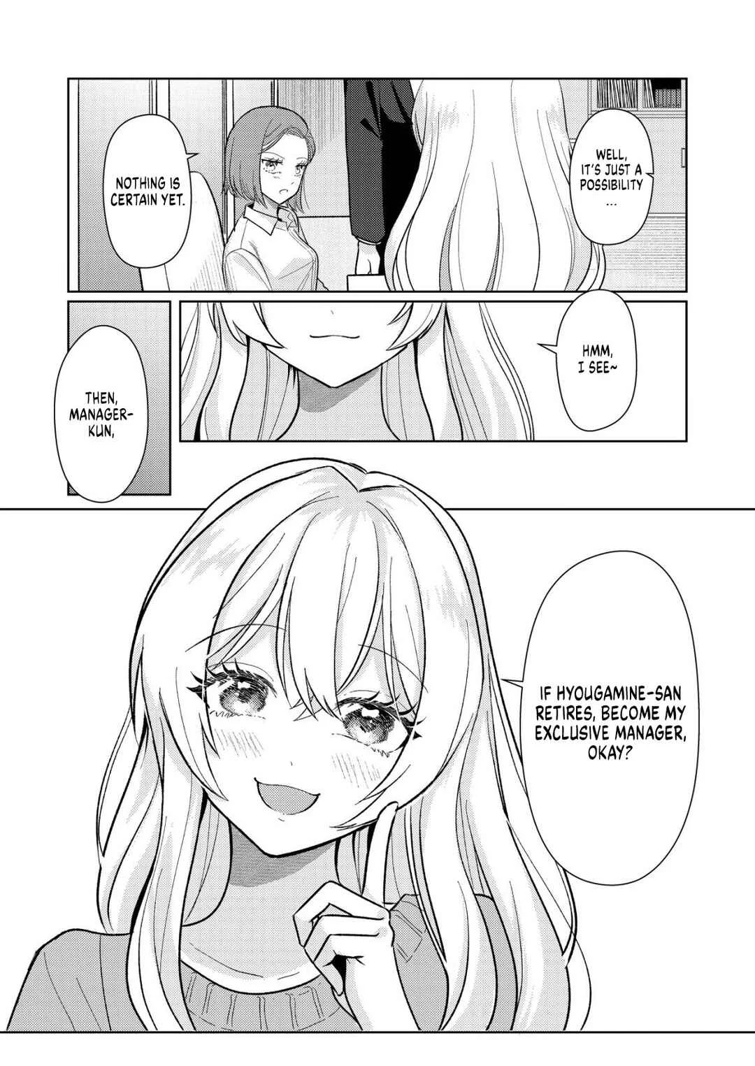 Hyouga-kei Idol no Manager wo Shiteimasu ga, Mou Genkai desu. Chapter 5: A Bold Change - Page 9