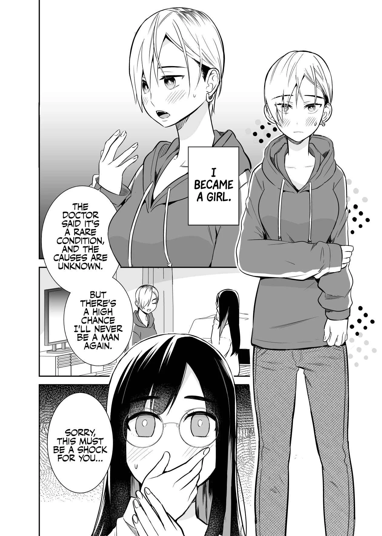 I Became a Girl, so I Had to Break up With My Girlfriend Chapter 1 - Page 2