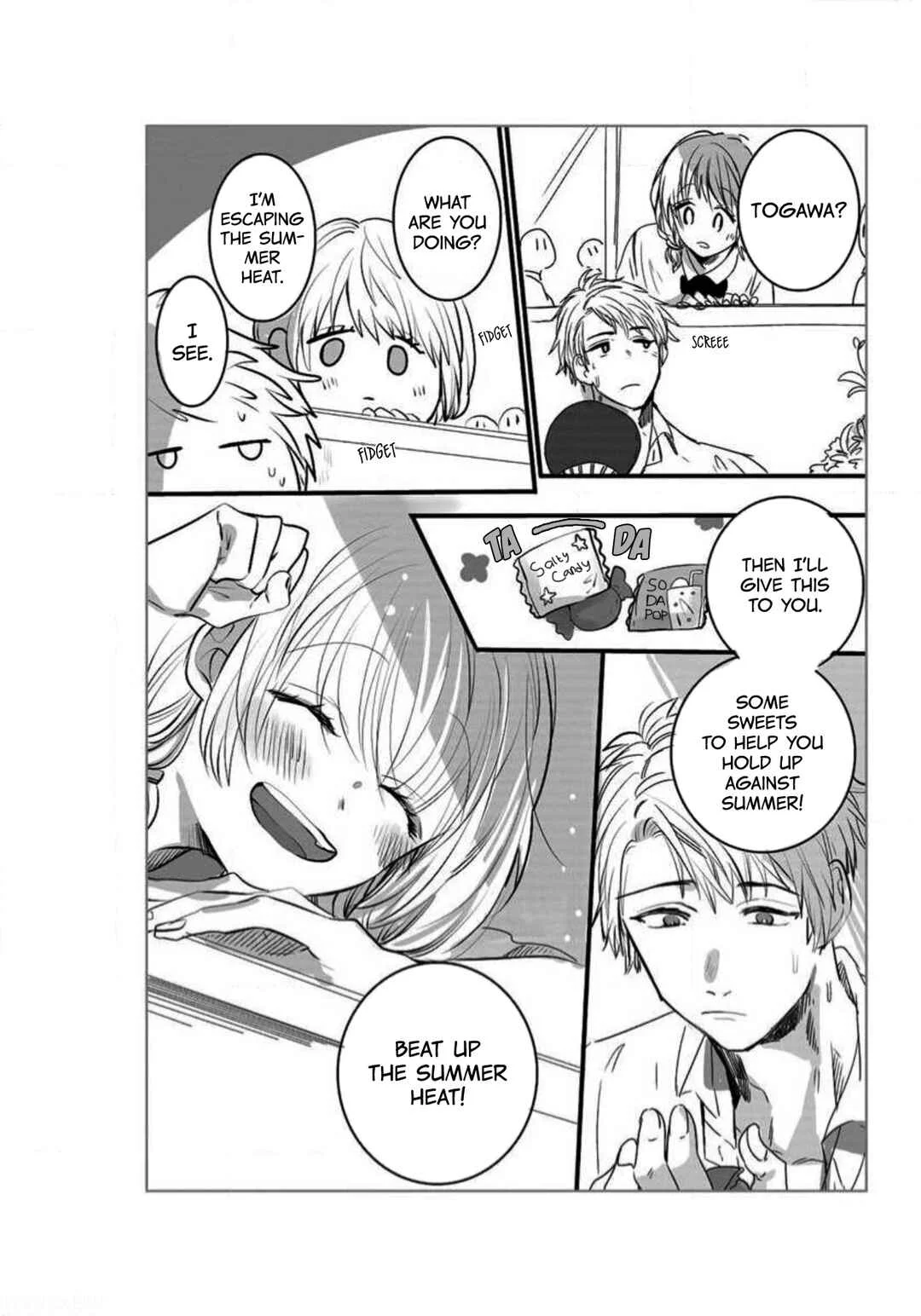 I'm in a Secret Relationship Chapter 5: Their First Summer: Togawa's POV - Page 4