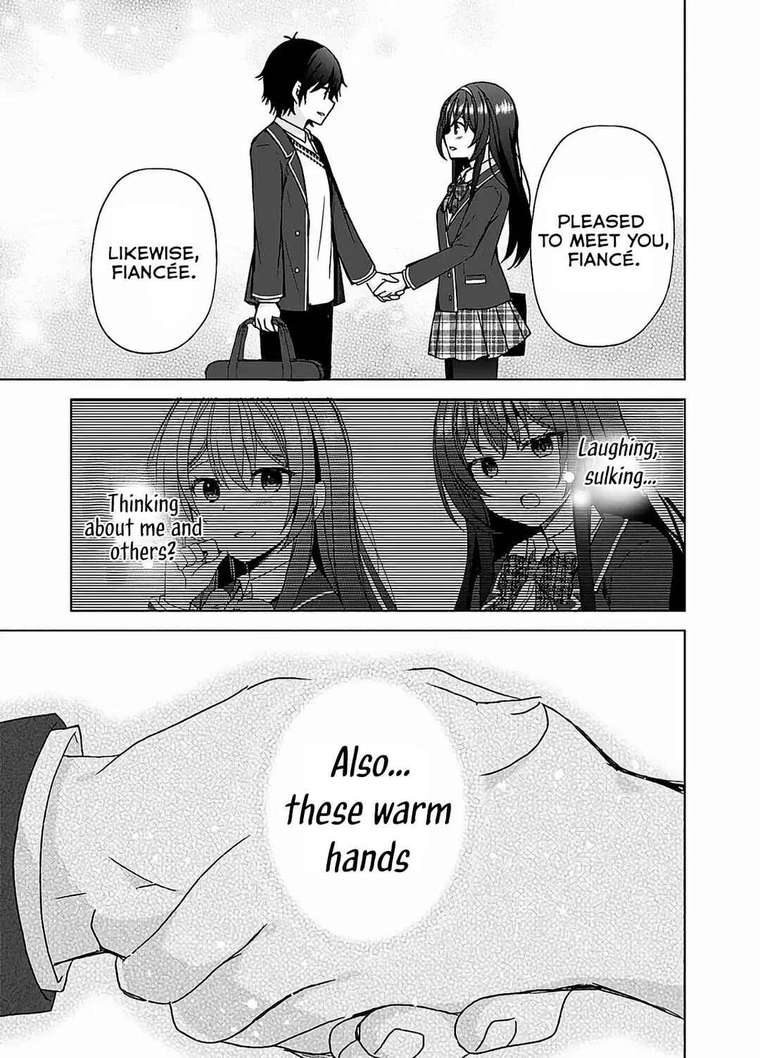Iinazuke ga Dekita to Omottara, Sono Iinazuke ga Gakkou de Yuumei na "Akuyaku Reijou" Dattan dakedo, Dou Sureba Ii? Chapter 2 - Page 28