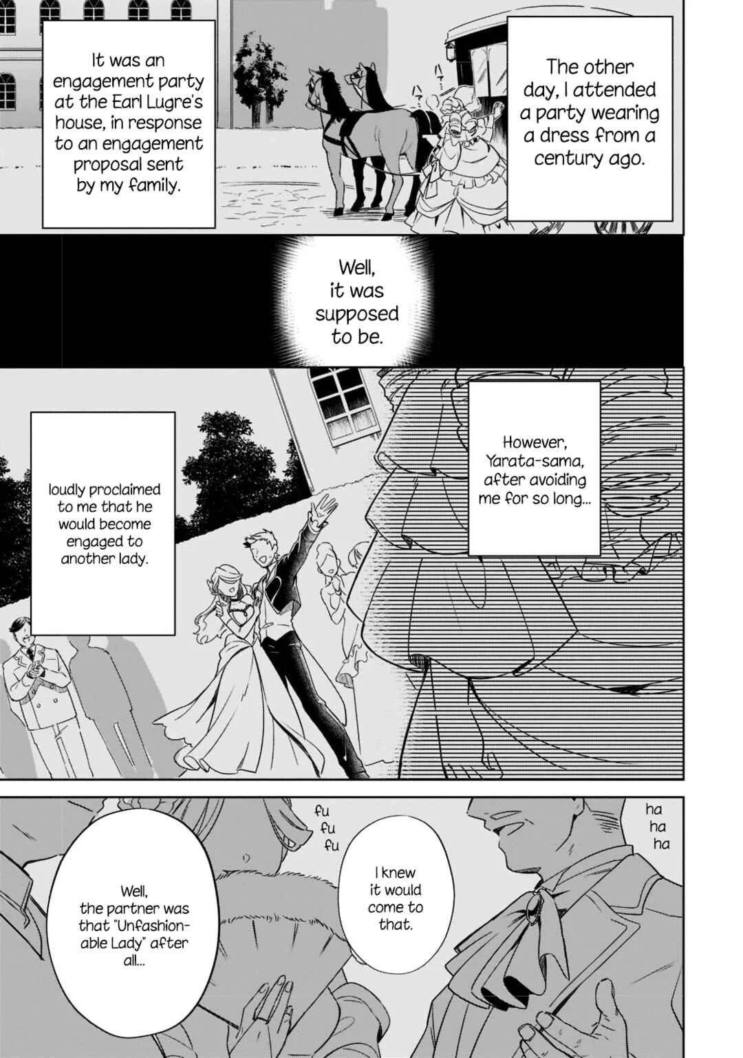 Imokusa Reijou desu ga Akuyaku Reisoku wo Tasuketara Kiniiraremashita Chapter 1: Unfashionable Lady of the Fossil Aristocrats - Page 8