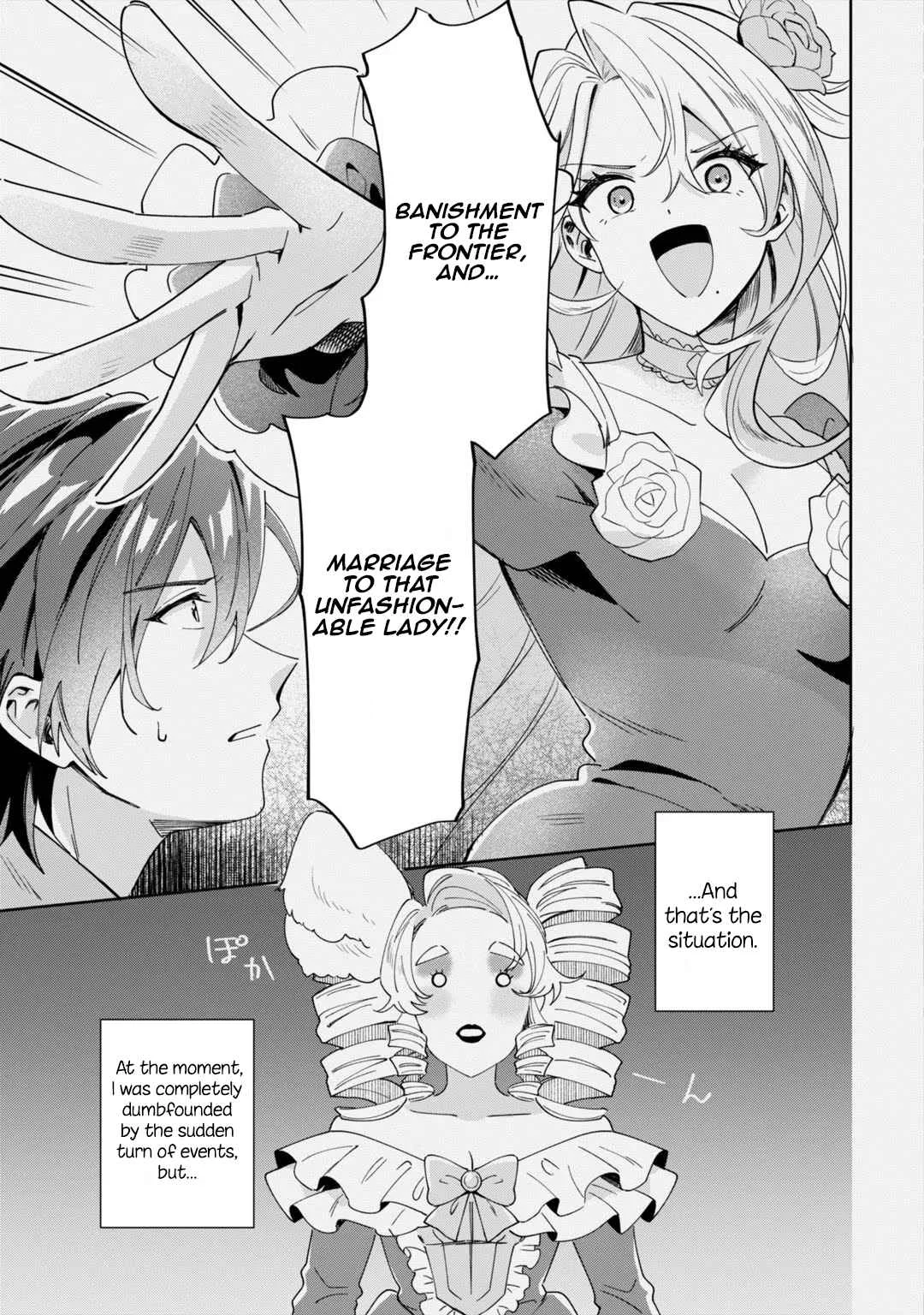 Imokusa Reijou desu ga Akuyaku Reisoku wo Tasuketara Kiniiraremashita Chapter 2: Unfashionable Lady, Disowned - Page 3