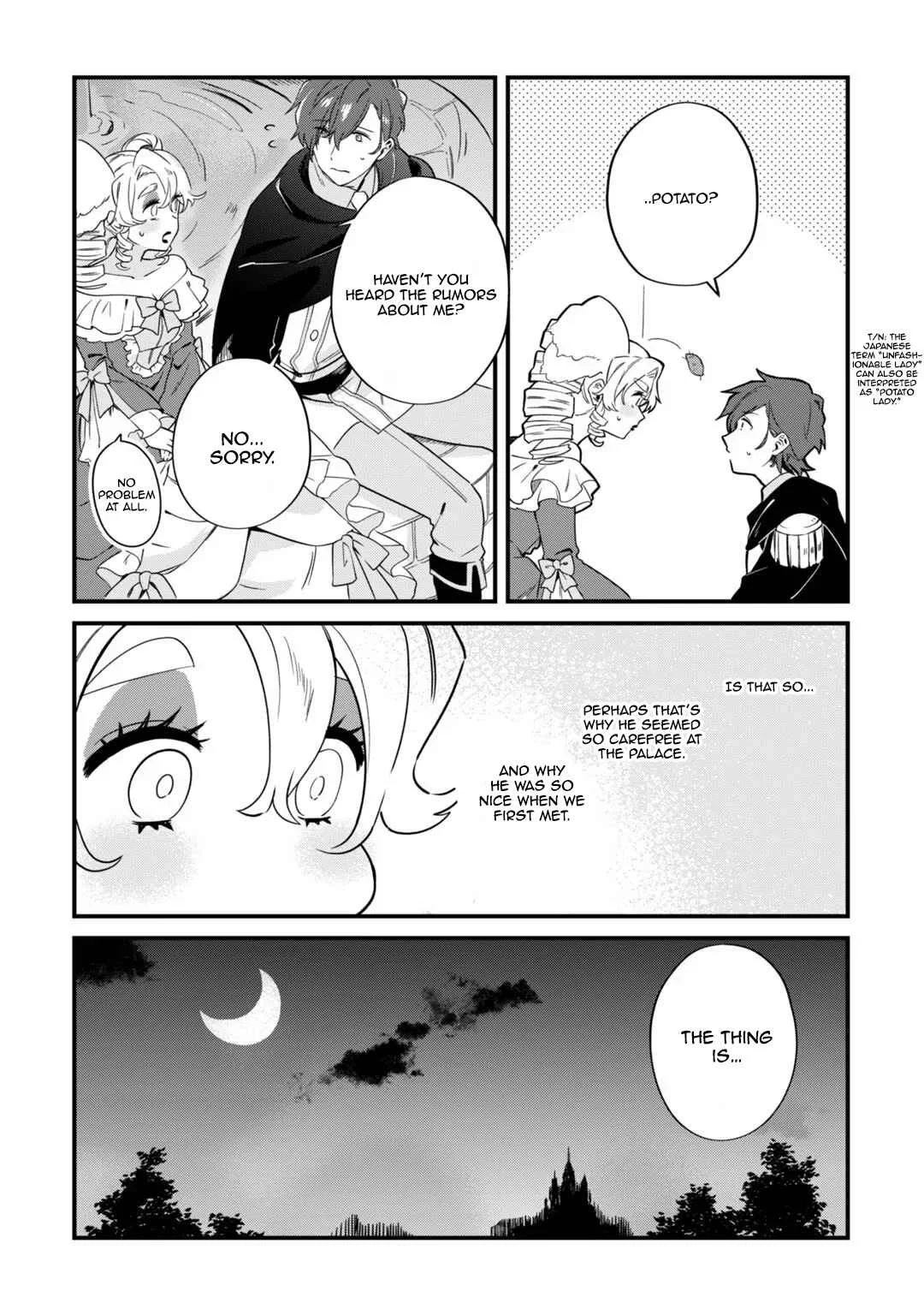 Imokusa Reijou desu ga Akuyaku Reisoku wo Tasuketara Kiniiraremashita Chapter 2: Unfashionable Lady, Disowned - Page 14