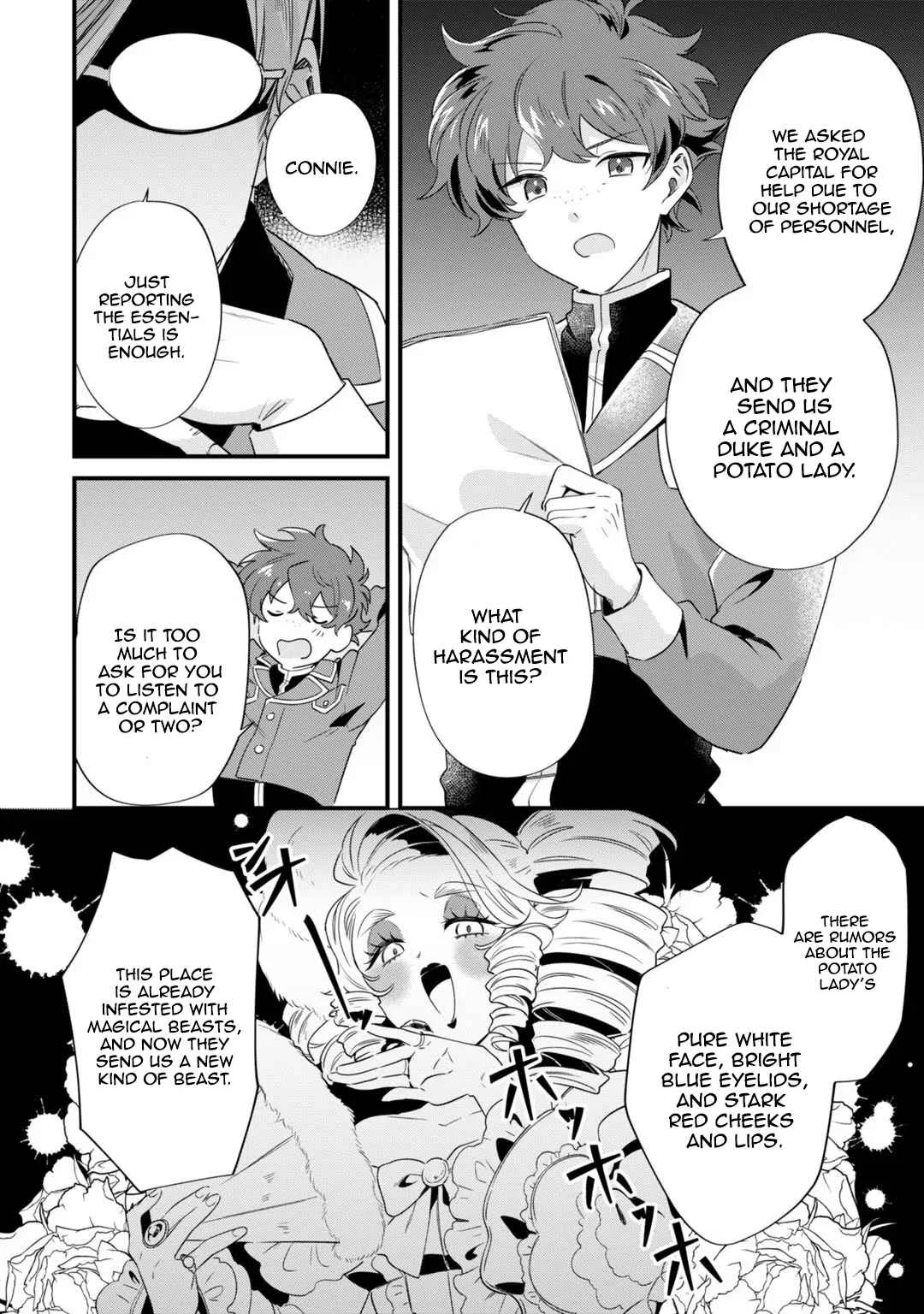 Imokusa Reijou desu ga Akuyaku Reisoku wo Tasuketara Kiniiraremashita Chapter 4: Unfashionable Lady, Journey to the Frontier - Page 13