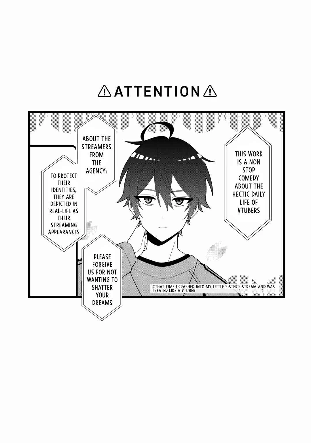 Imouto no Haishin ni Hairikondara VTuber Atsukai Sareta Ken Chapter 1: Big bro joins the battle - Page 1