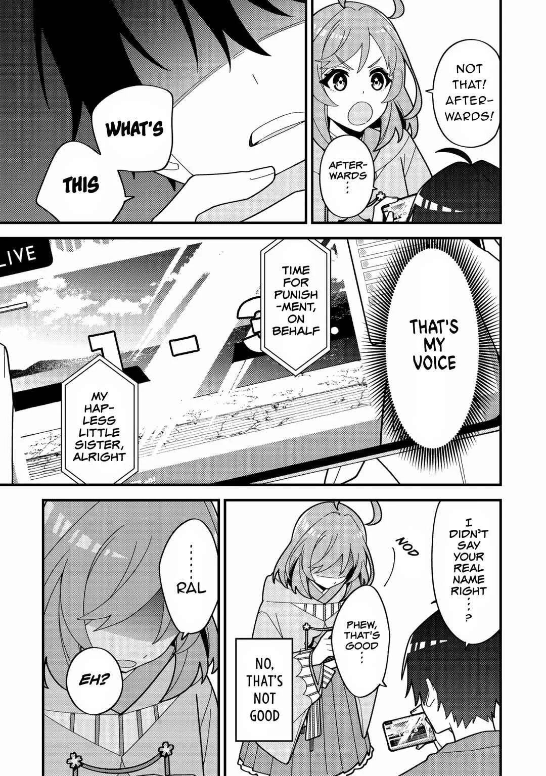 Imouto no Haishin ni Hairikondara VTuber Atsukai Sareta Ken Chapter 1: Big bro joins the battle - Page 12