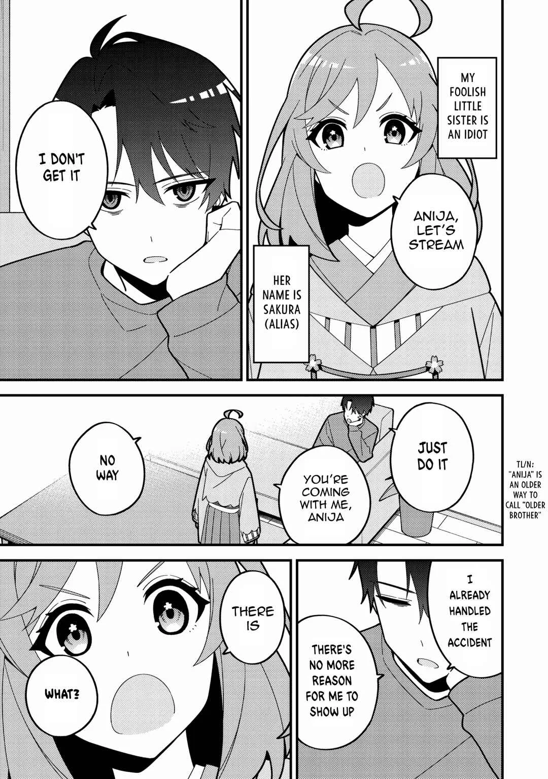 Imouto no Haishin ni Hairikondara VTuber Atsukai Sareta Ken Chapter 2: Don’t turn me into 2D - Page 1