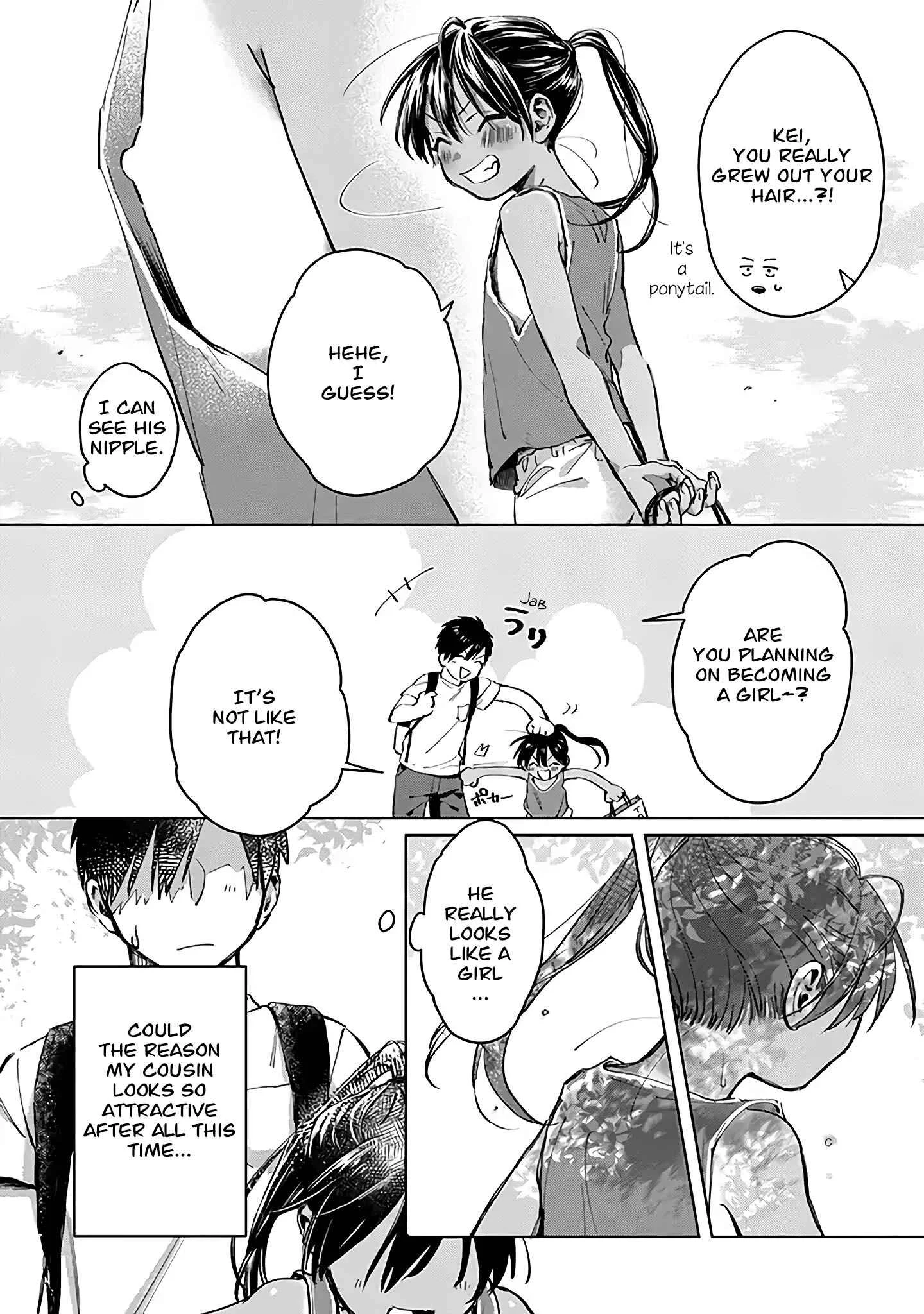 Inaka ni Kaeru to Yakeni Natsuita Kasshoku Ponytail Shota ga Iru Chapter 1 - Page 6