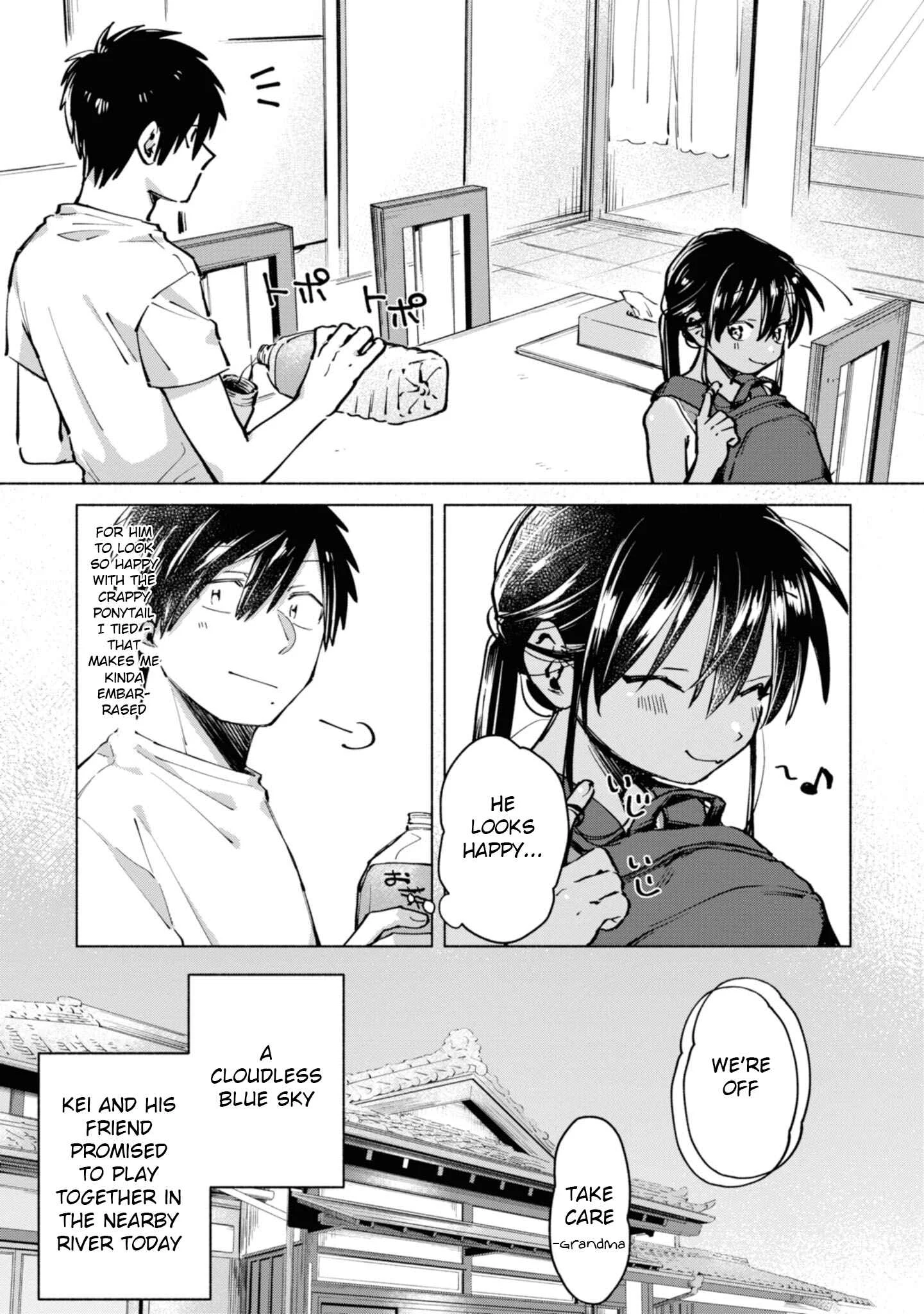 Inaka ni Kaeru to Yakeni Natsuita Kasshoku Ponytail Shota ga Iru Chapter 4 - Page 3