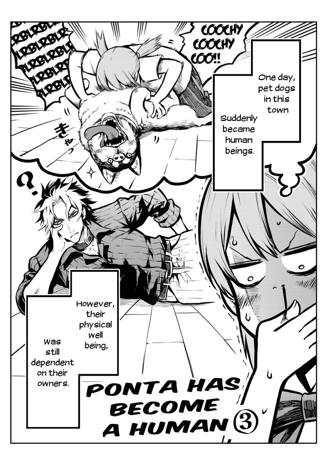 Inu ga Hito ni Naru Hanashi Chapter 3: Ponta Becomes A Human (3) - Page 1