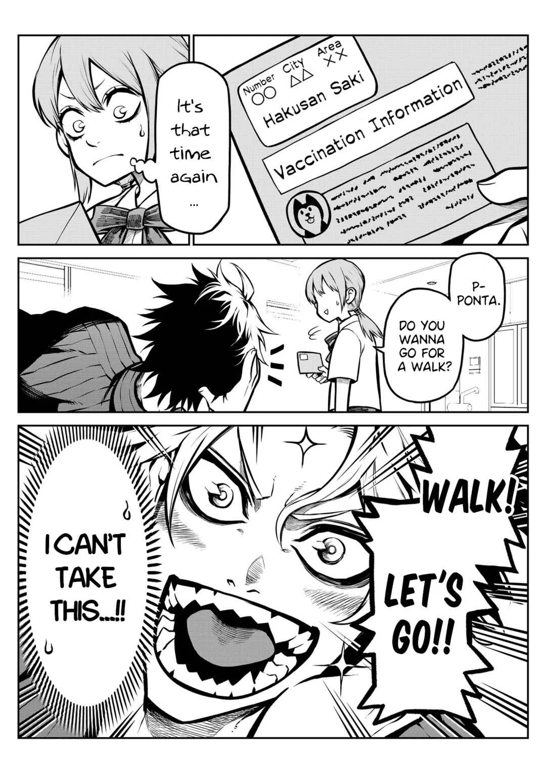 Inu ga Hito ni Naru Hanashi Chapter 3: Ponta Becomes A Human (3) - Page 2