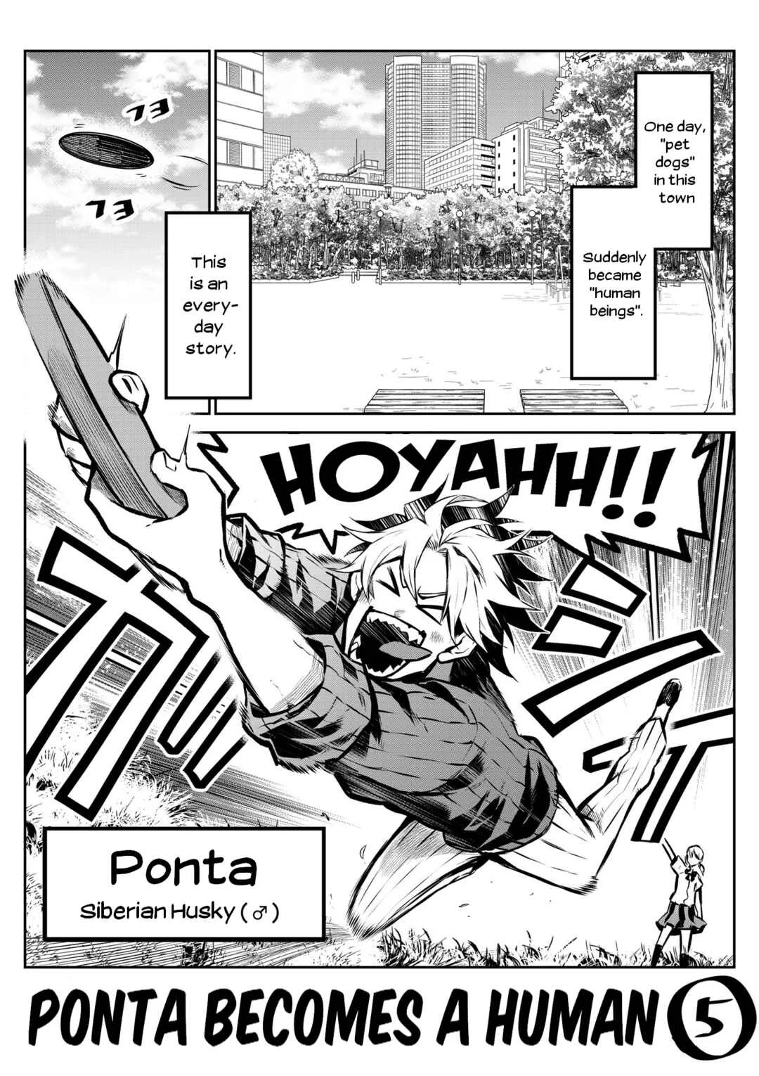 Inu ga Hito ni Naru Hanashi Chapter 5: Ponta Becomes a Human (5) - Page 1
