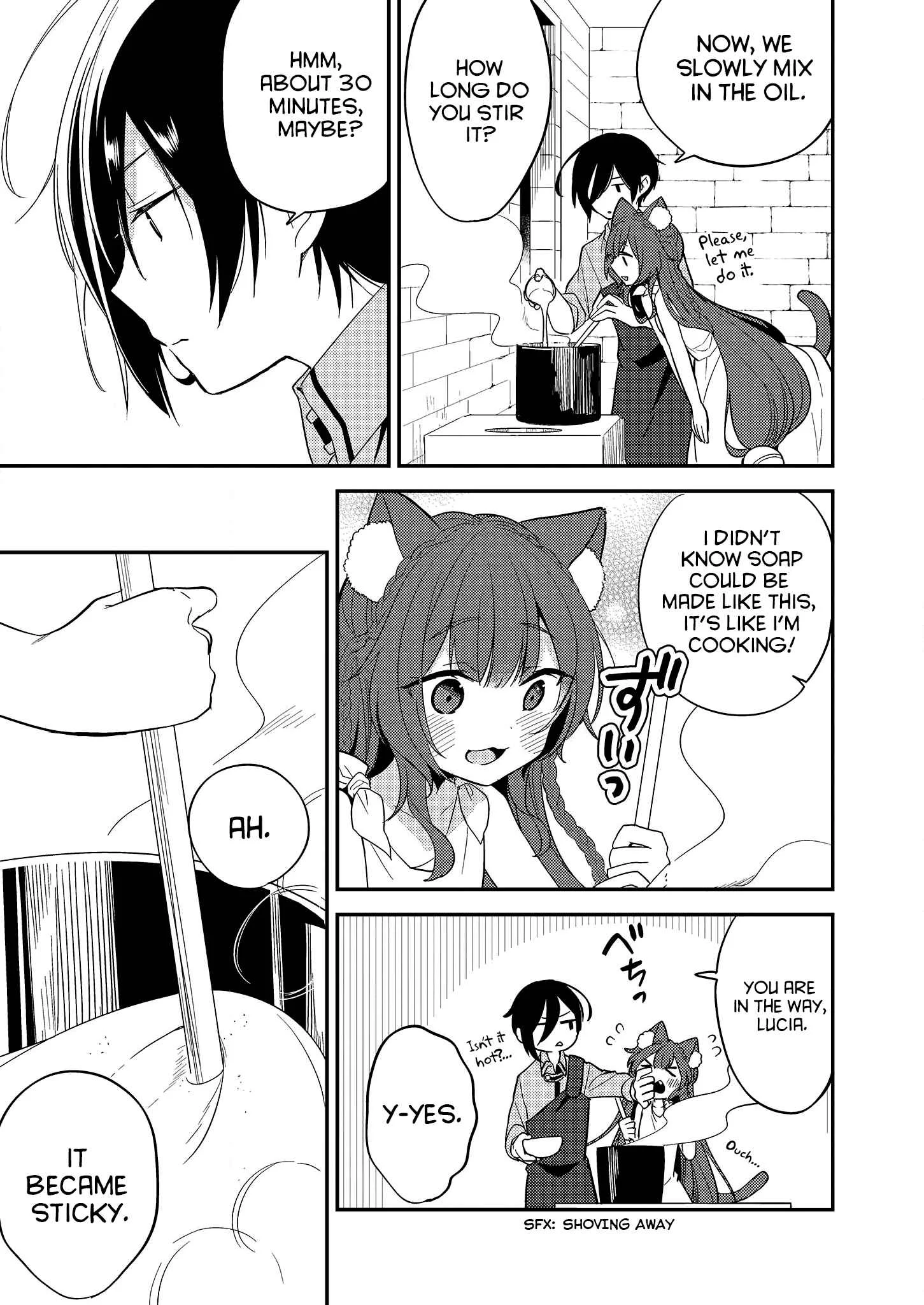 Isekai de Kojiin o Hiraita kedo, Nazeka Dare Hitori Sudatou to shinai Ken Chapter 5: Soap - Page 9