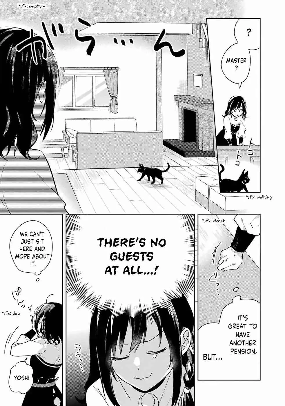 Isekai de Pension Hajimemashita. Sekai de Yuiitsu no Kuro Majo desu ga, Kono Chikara wa Okyaku-sama no Tame ni Tsukaimasu Chapter 1 - Page 8