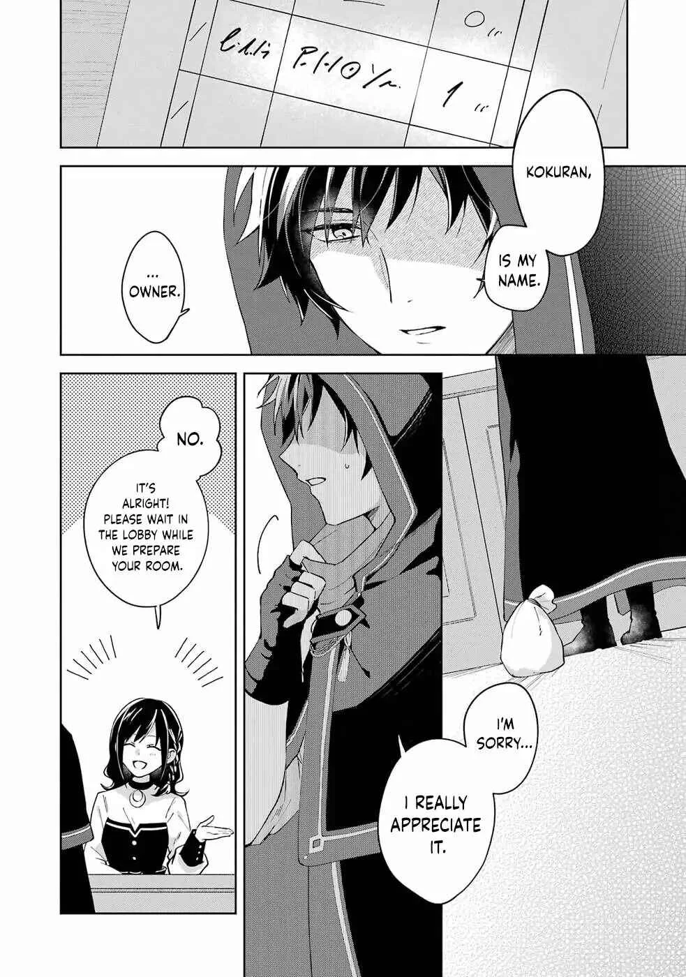 Isekai de Pension Hajimemashita. Sekai de Yuiitsu no Kuro Majo desu ga, Kono Chikara wa Okyaku-sama no Tame ni Tsukaimasu Chapter 1 - Page 40