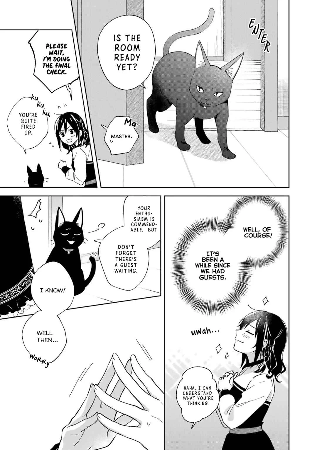 Isekai de Pension Hajimemashita. Sekai de Yuiitsu no Kuro Majo desu ga, Kono Chikara wa Okyaku-sama no Tame ni Tsukaimasu Chapter 2 - Page 3