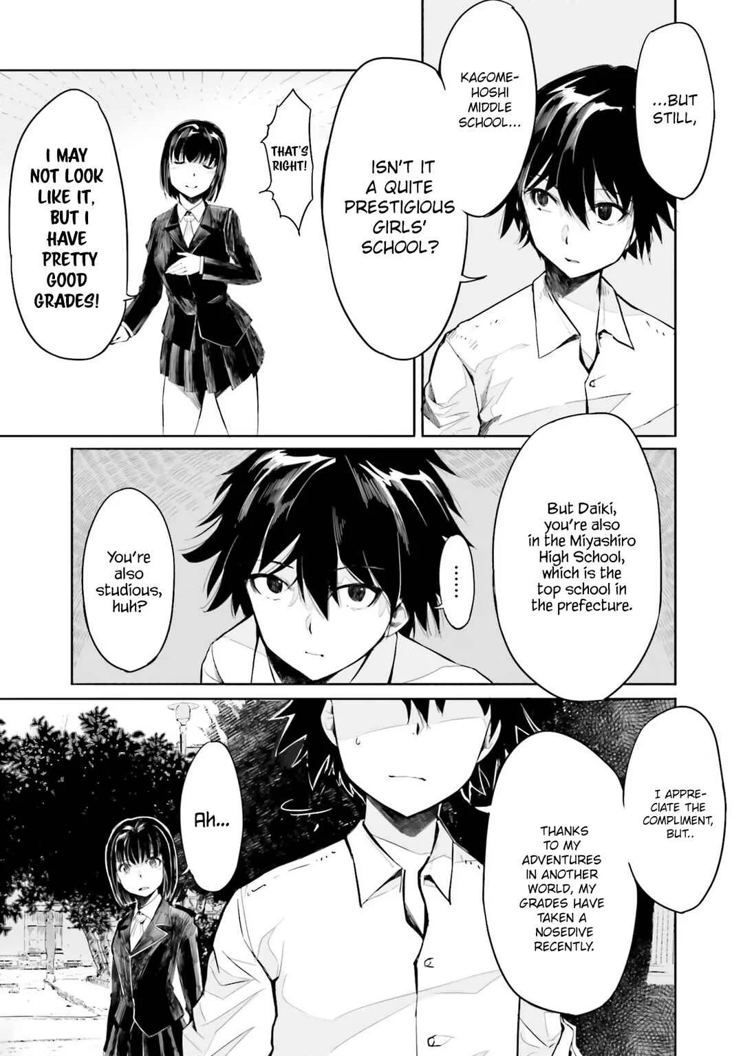 Isekai-gaeri no Eiyuu Iwaku Chapter 4: After School - Page 12