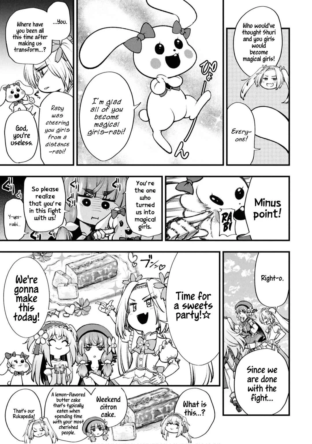 Isekai Mahou Shoujo Radical☆Haruna Chapter 4.5: Volume 1 Extras - Page 14