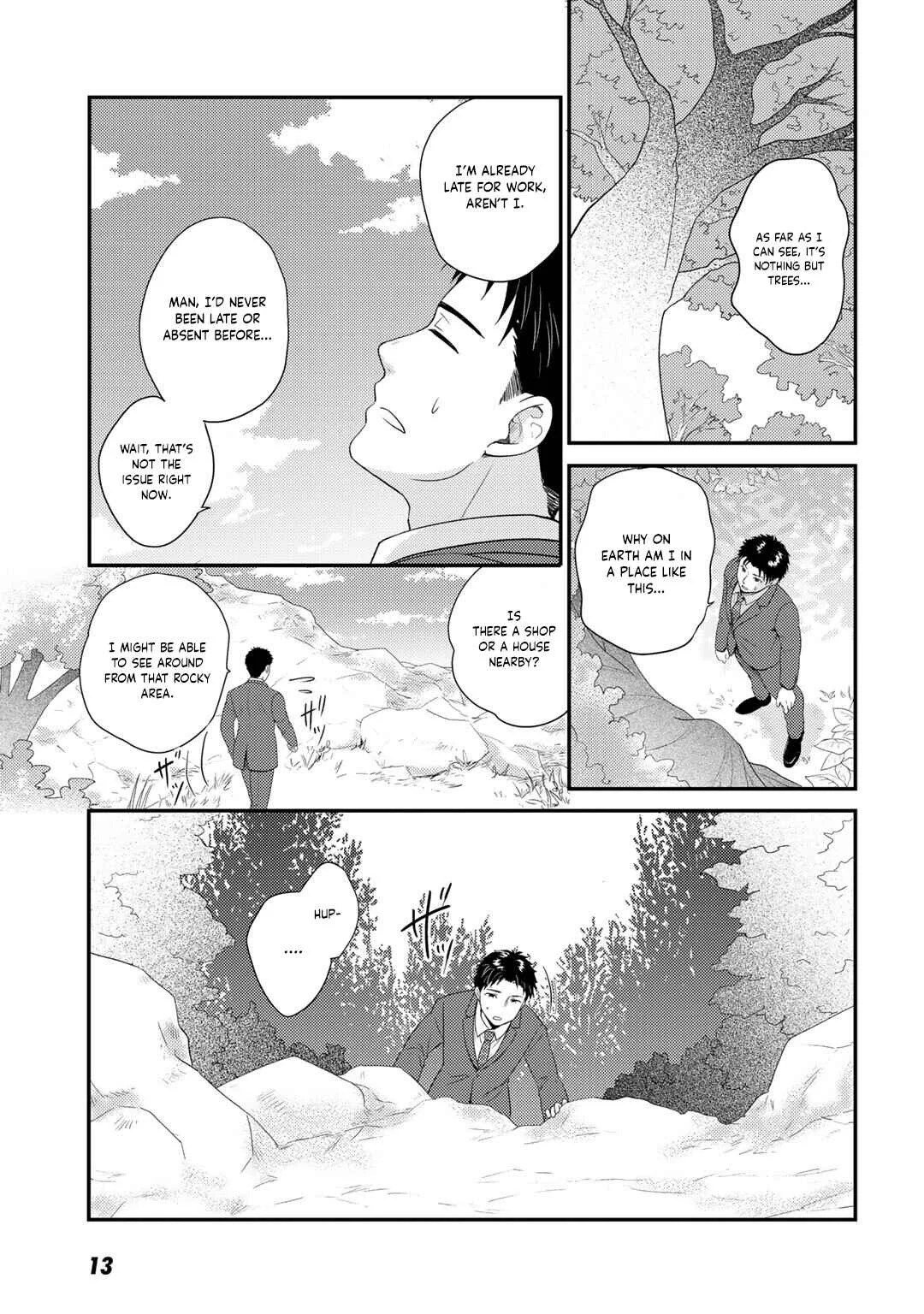 Isekai ni Kita Mitai dakedo Dou Sureba Yoi no Darou ~Shachiku SE no My Pace Boukenki~ Chapter 1: Remake - Page 14