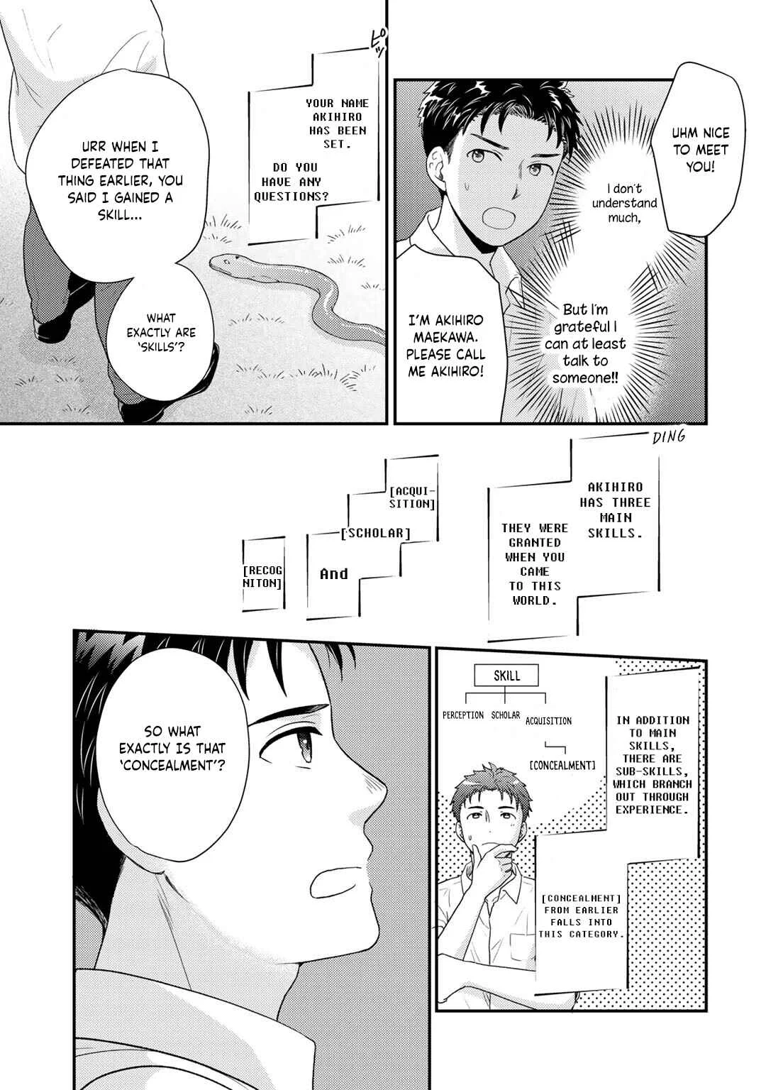 Isekai ni Kita Mitai dakedo Dou Sureba Yoi no Darou ~Shachiku SE no My Pace Boukenki~ Chapter 1: Remake - Page 20