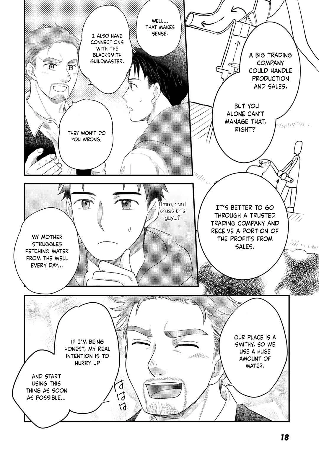 Isekai ni Kita Mitai dakedo Dou Sureba Yoi no Darou ~Shachiku SE no My Pace Boukenki~ Chapter 13 - Page 20