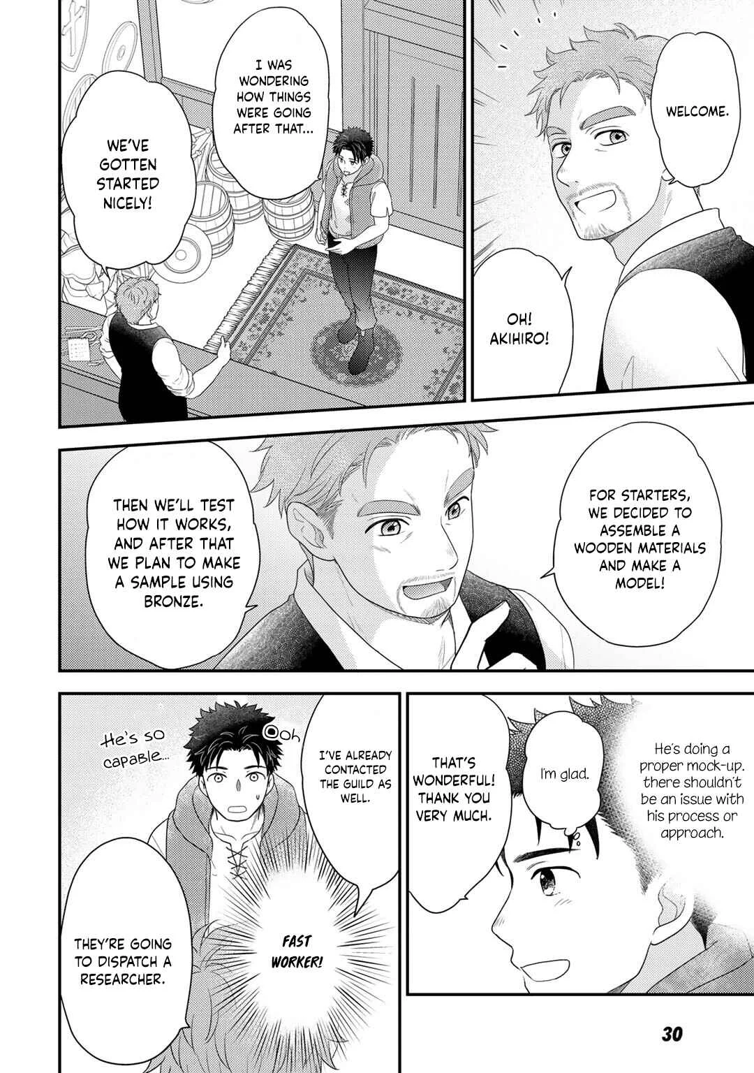 Isekai ni Kita Mitai dakedo Dou Sureba Yoi no Darou ~Shachiku SE no My Pace Boukenki~ Chapter 14 - Page 5