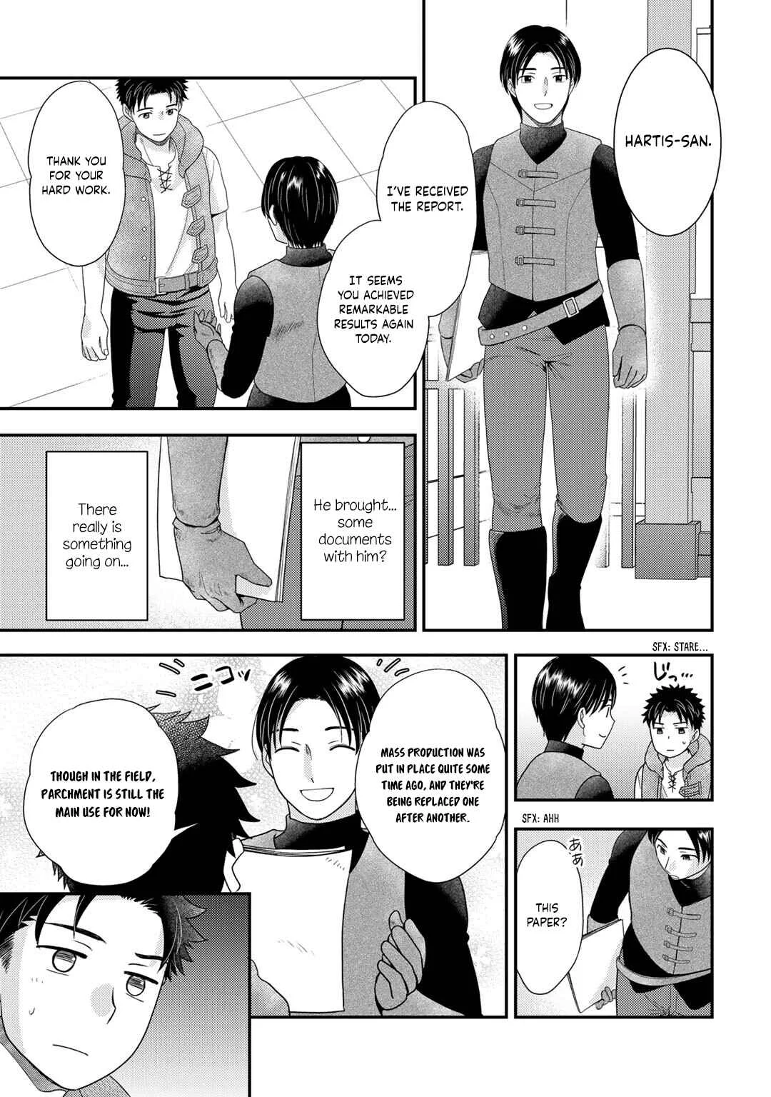 Isekai ni Kita Mitai dakedo Dou Sureba Yoi no Darou ~Shachiku SE no My Pace Boukenki~ Chapter 14 - Page 12