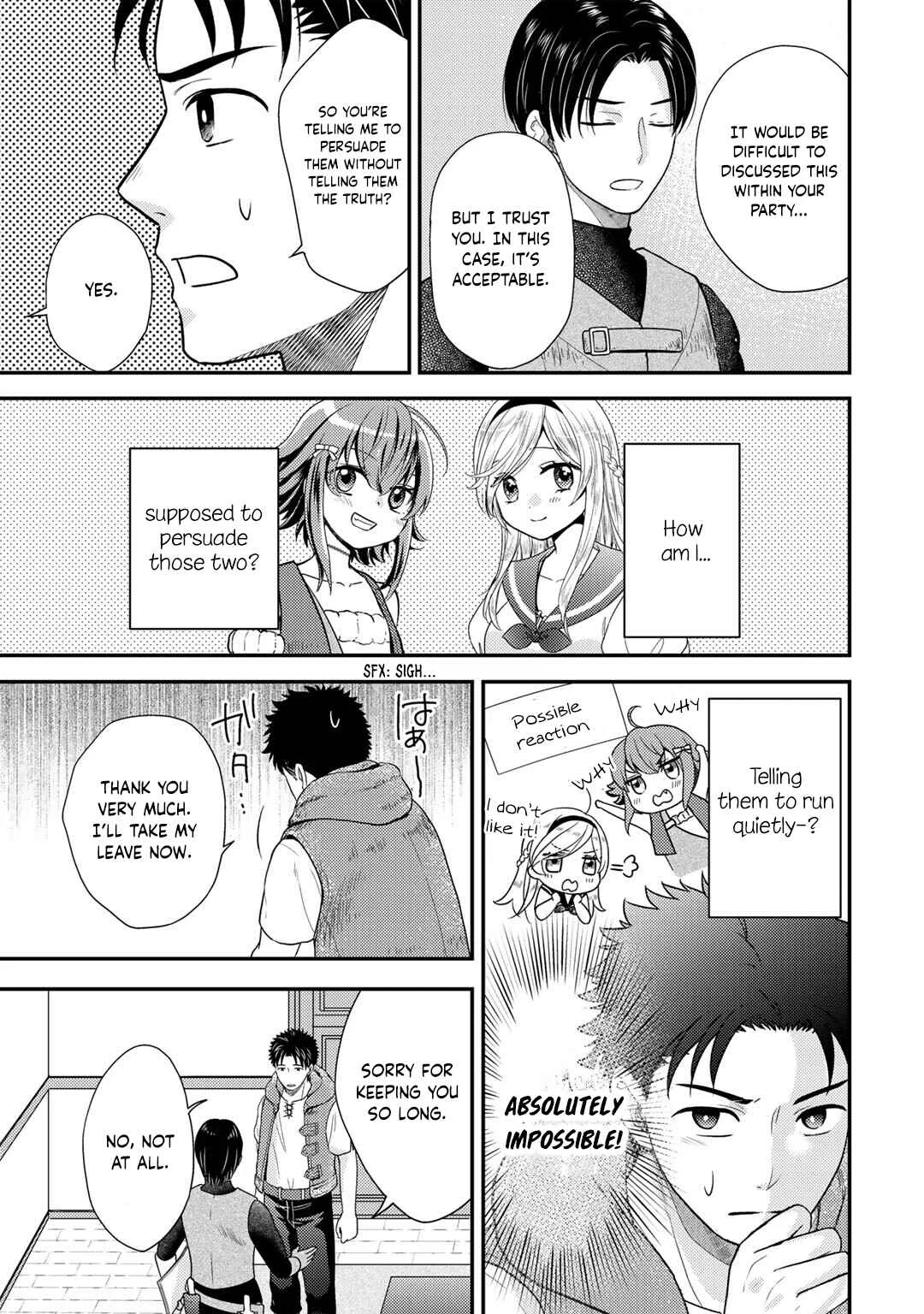 Isekai ni Kita Mitai dakedo Dou Sureba Yoi no Darou ~Shachiku SE no My Pace Boukenki~ Chapter 15 - Page 10