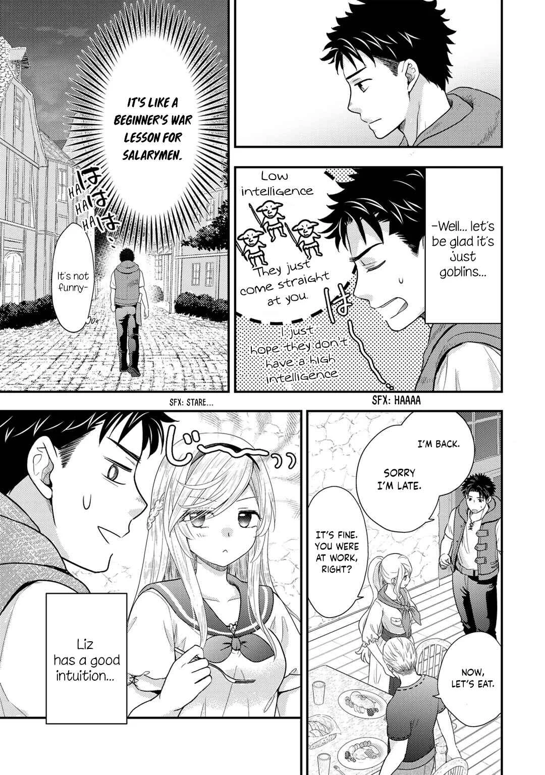 Isekai ni Kita Mitai dakedo Dou Sureba Yoi no Darou ~Shachiku SE no My Pace Boukenki~ Chapter 15 - Page 12