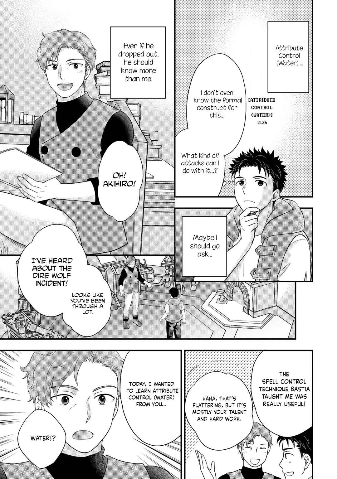 Isekai ni Kita Mitai dakedo Dou Sureba Yoi no Darou ~Shachiku SE no My Pace Boukenki~ Chapter 16 - Page 12