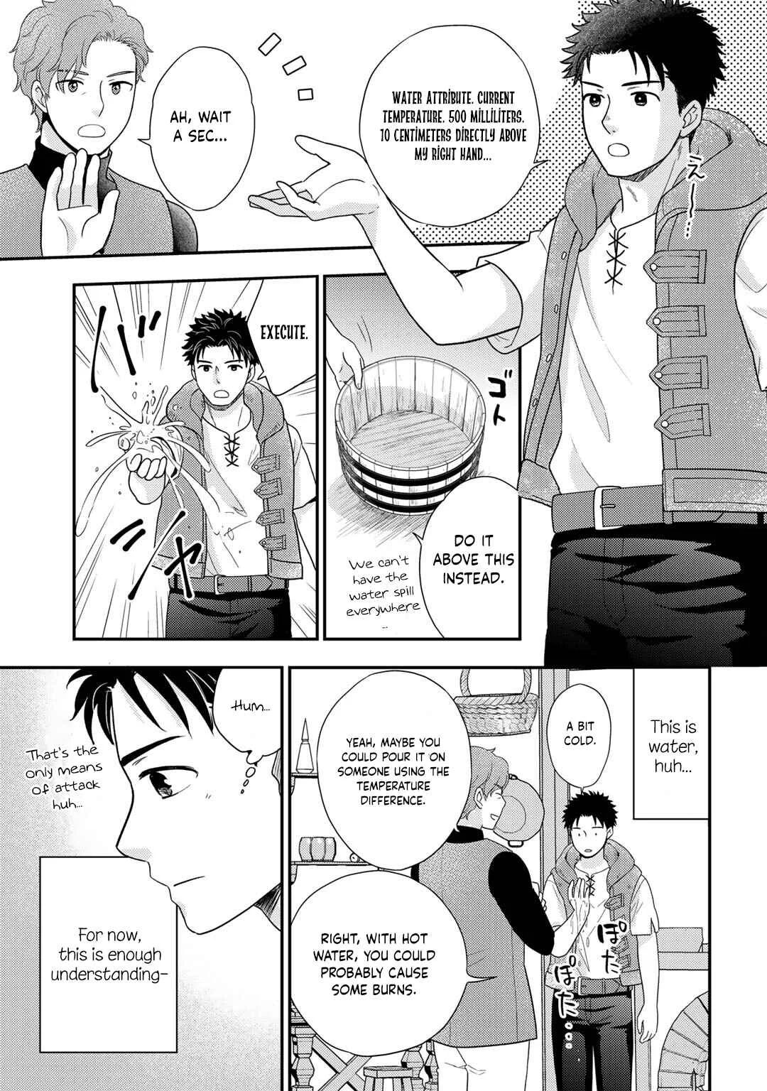 Isekai ni Kita Mitai dakedo Dou Sureba Yoi no Darou ~Shachiku SE no My Pace Boukenki~ Chapter 16 - Page 14