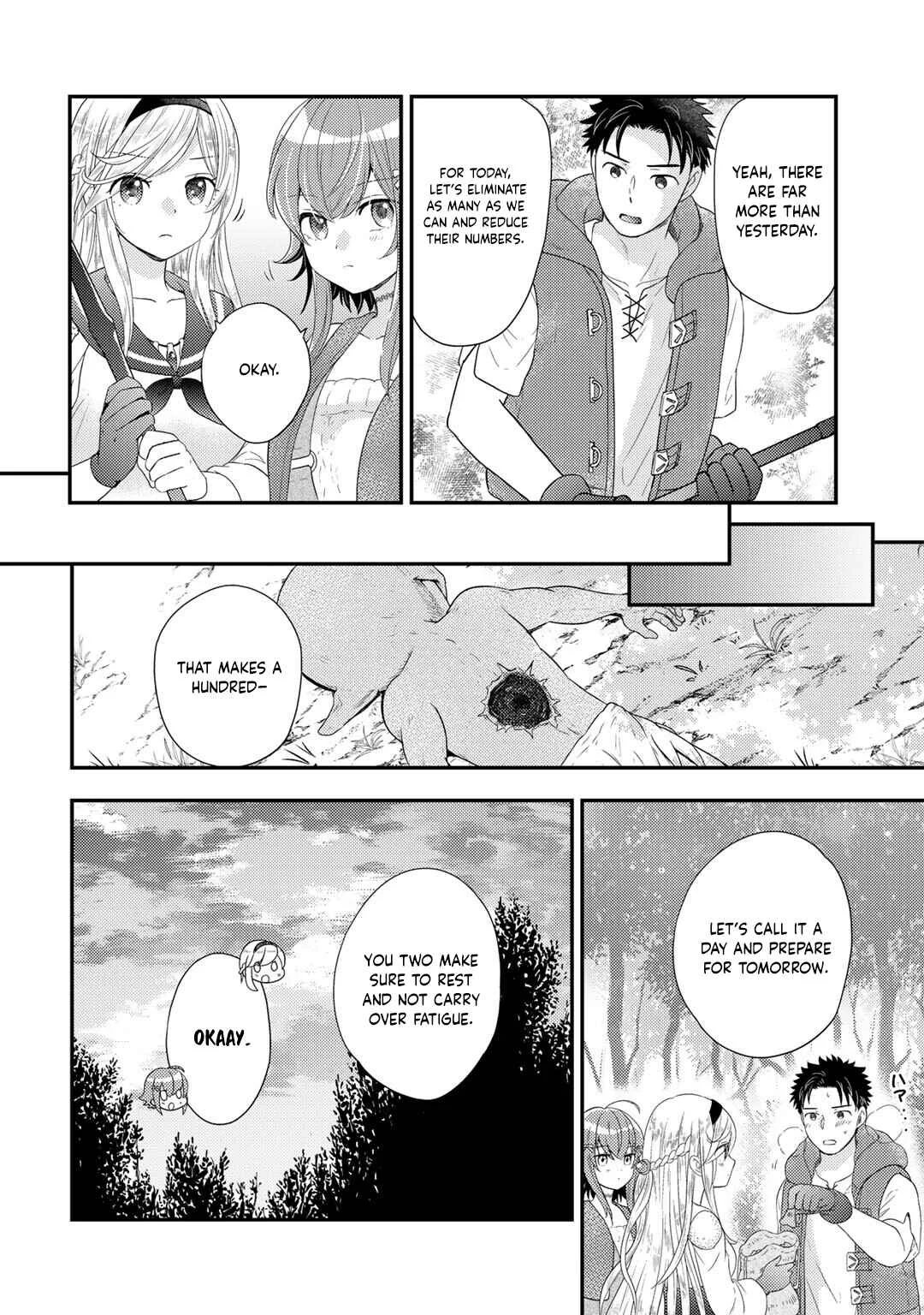 Isekai ni Kita Mitai dakedo Dou Sureba Yoi no Darou ~Shachiku SE no My Pace Boukenki~ Chapter 19 - Page 14