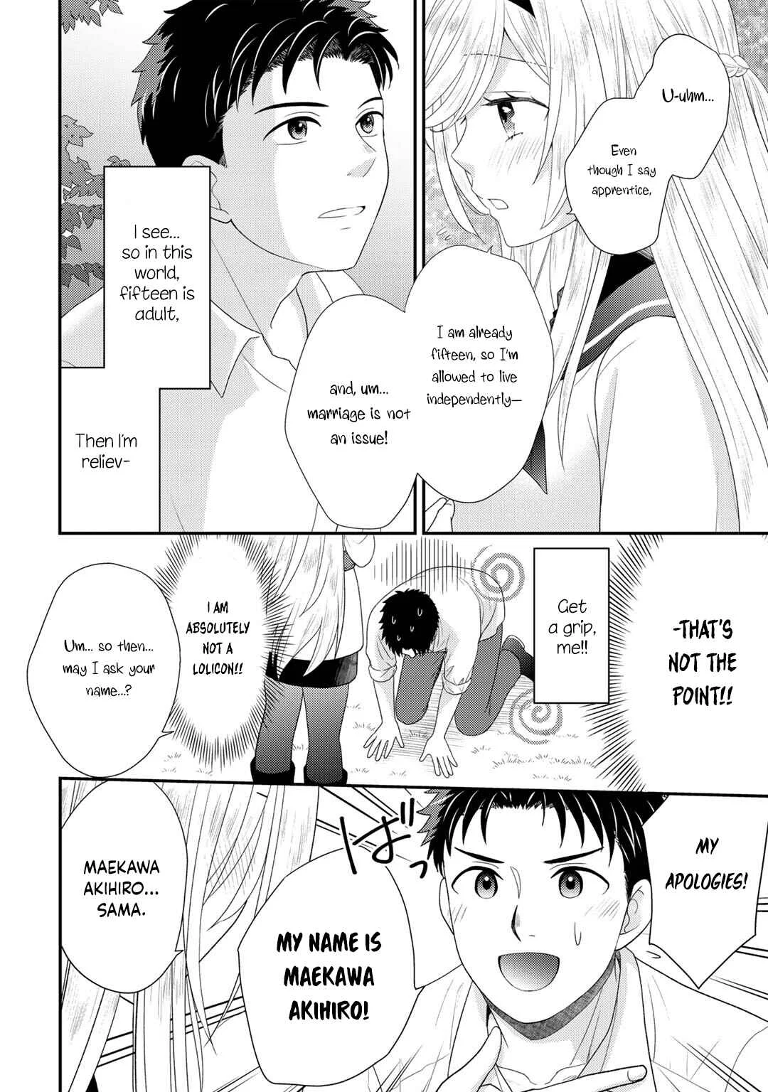 Isekai ni Kita Mitai dakedo Dou Sureba Yoi no Darou ~Shachiku SE no My Pace Boukenki~ Chapter 2 - Page 3