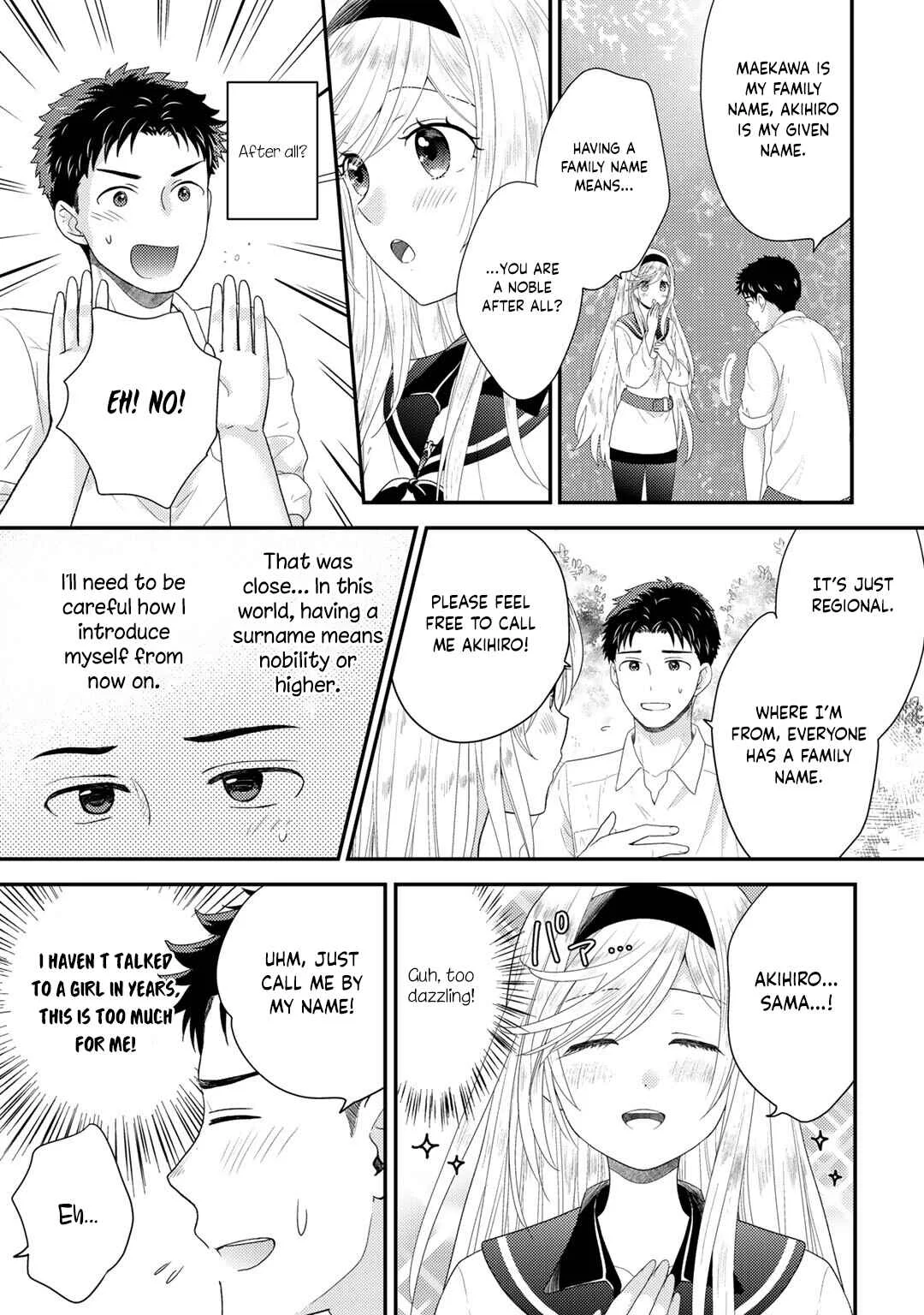Isekai ni Kita Mitai dakedo Dou Sureba Yoi no Darou ~Shachiku SE no My Pace Boukenki~ Chapter 2 - Page 4