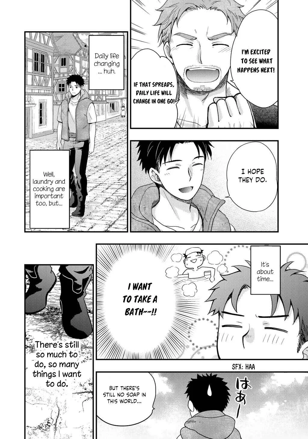 Isekai ni Kita Mitai dakedo Dou Sureba Yoi no Darou ~Shachiku SE no My Pace Boukenki~ Chapter 24 - Page 9