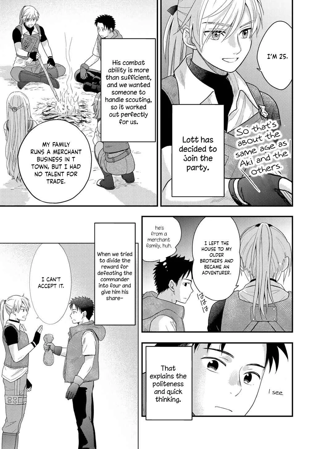 Isekai ni Kita Mitai dakedo Dou Sureba Yoi no Darou ~Shachiku SE no My Pace Boukenki~ Chapter 24 - Page 12