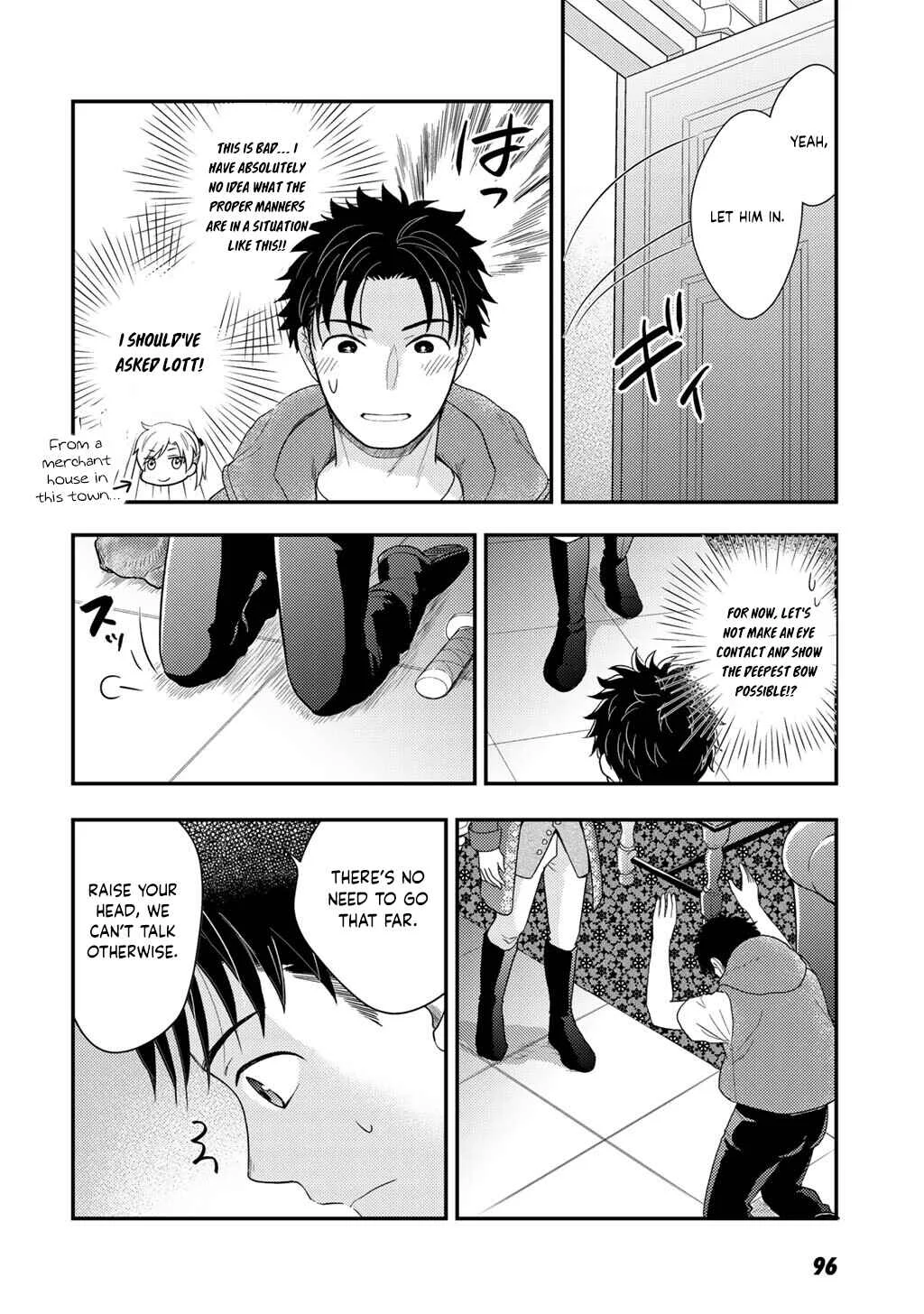 Isekai ni Kita Mitai dakedo Dou Sureba Yoi no Darou ~Shachiku SE no My Pace Boukenki~ Chapter 25 - Page 7