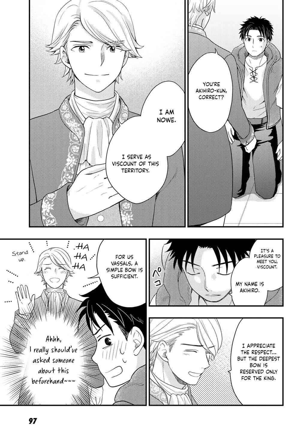 Isekai ni Kita Mitai dakedo Dou Sureba Yoi no Darou ~Shachiku SE no My Pace Boukenki~ Chapter 25 - Page 8