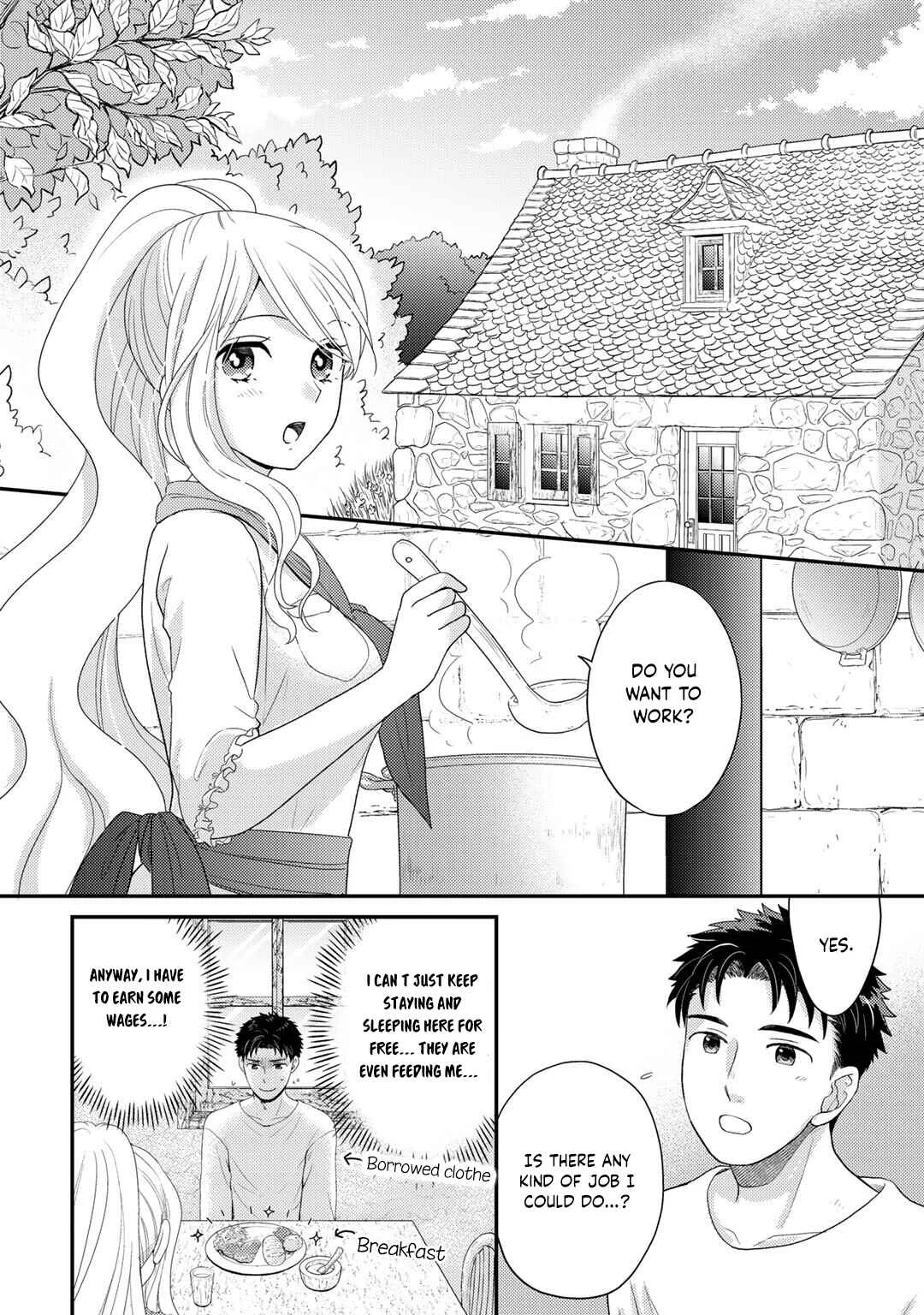 Isekai ni Kita Mitai dakedo Dou Sureba Yoi no Darou ~Shachiku SE no My Pace Boukenki~ Chapter 3 - Page 1