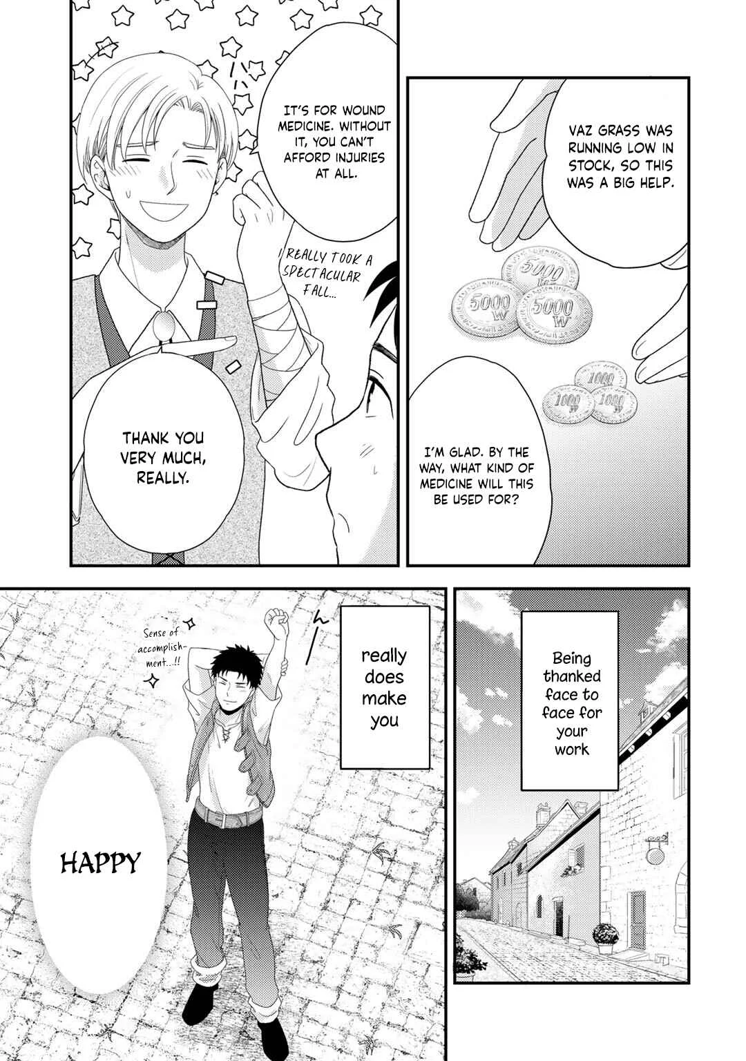 Isekai ni Kita Mitai dakedo Dou Sureba Yoi no Darou ~Shachiku SE no My Pace Boukenki~ Chapter 3 - Page 18