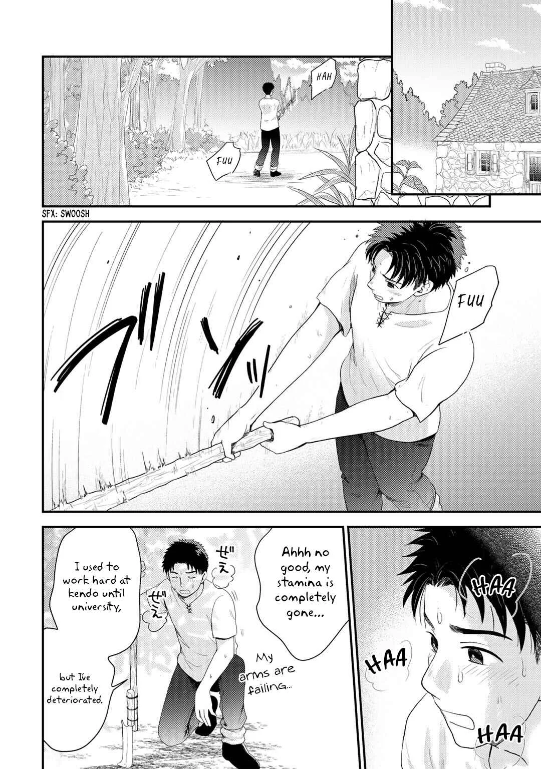 Isekai ni Kita Mitai dakedo Dou Sureba Yoi no Darou ~Shachiku SE no My Pace Boukenki~ Chapter 4 - Page 1