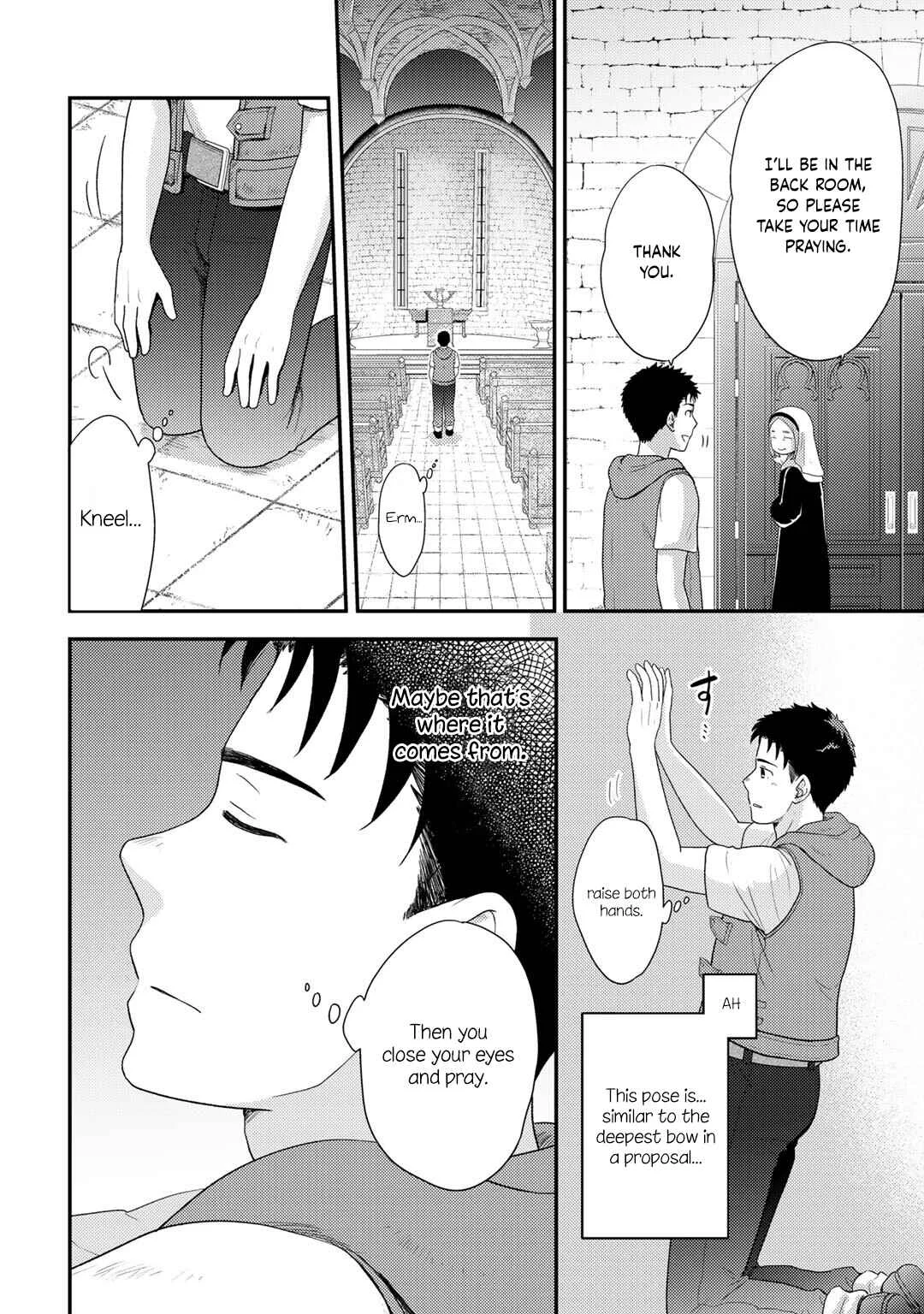 Isekai ni Kita Mitai dakedo Dou Sureba Yoi no Darou ~Shachiku SE no My Pace Boukenki~ Chapter 4 - Page 5