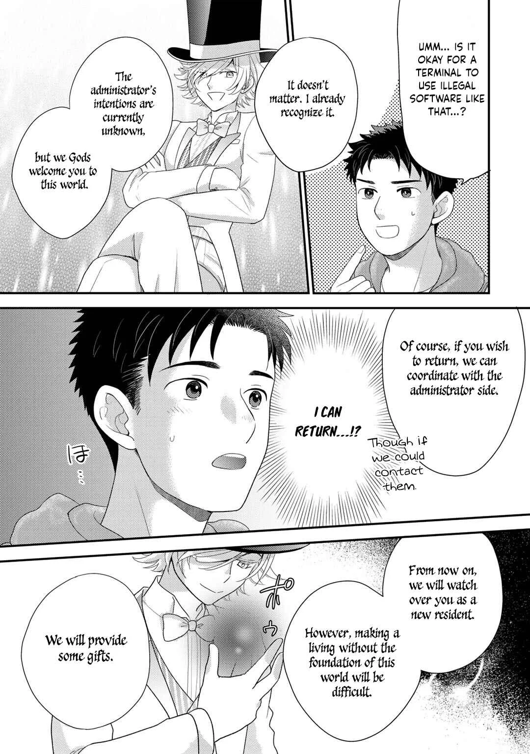 Isekai ni Kita Mitai dakedo Dou Sureba Yoi no Darou ~Shachiku SE no My Pace Boukenki~ Chapter 4 - Page 14