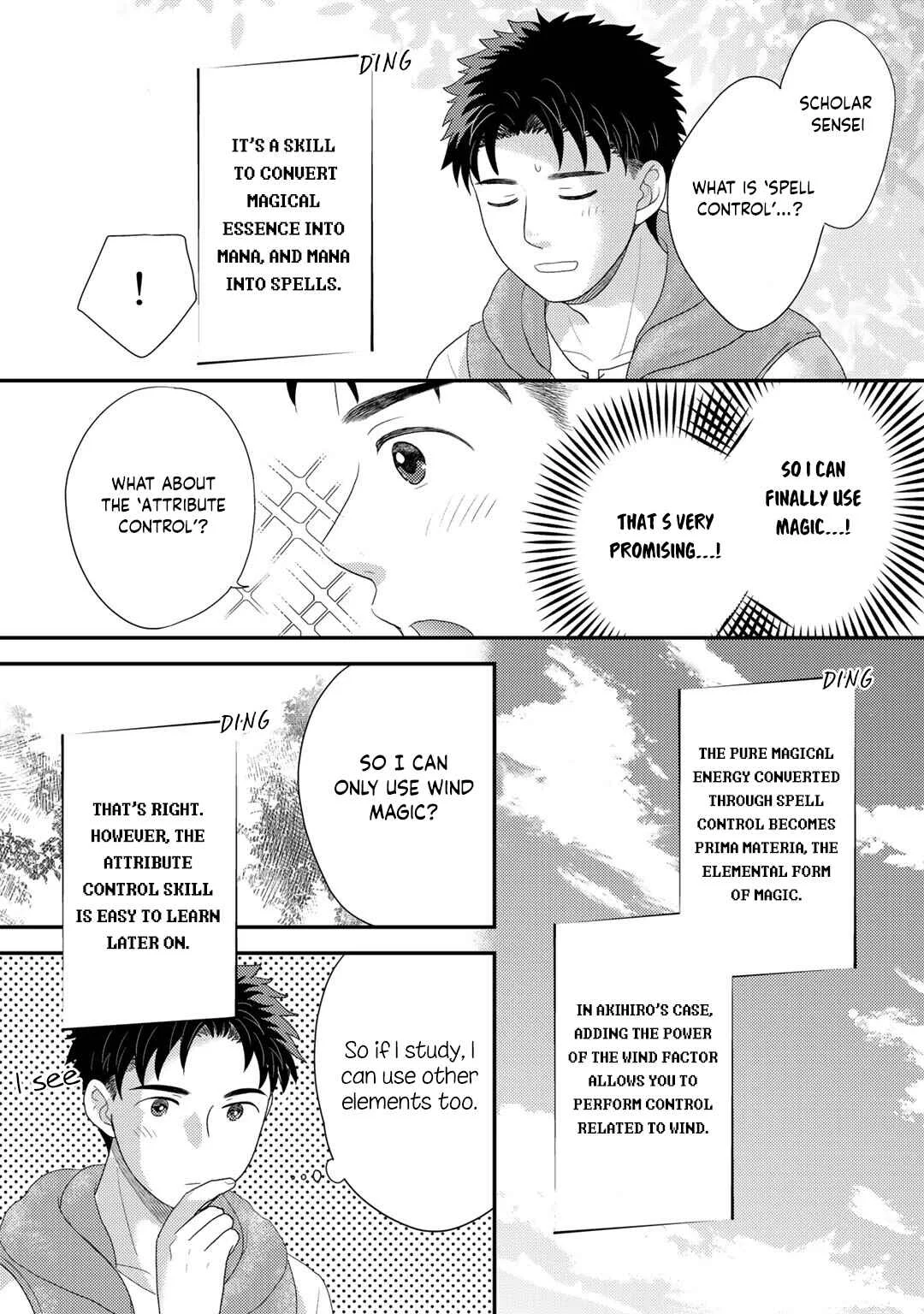 Isekai ni Kita Mitai dakedo Dou Sureba Yoi no Darou ~Shachiku SE no My Pace Boukenki~ Chapter 4 - Page 18