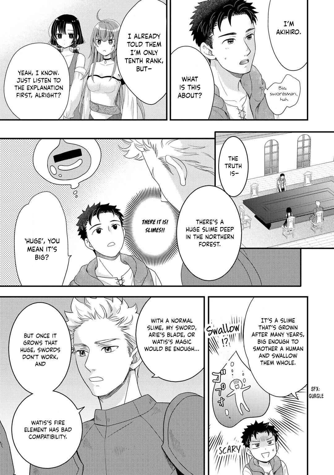 Isekai ni Kita Mitai dakedo Dou Sureba Yoi no Darou ~Shachiku SE no My Pace Boukenki~ Chapter 6 - Page 4