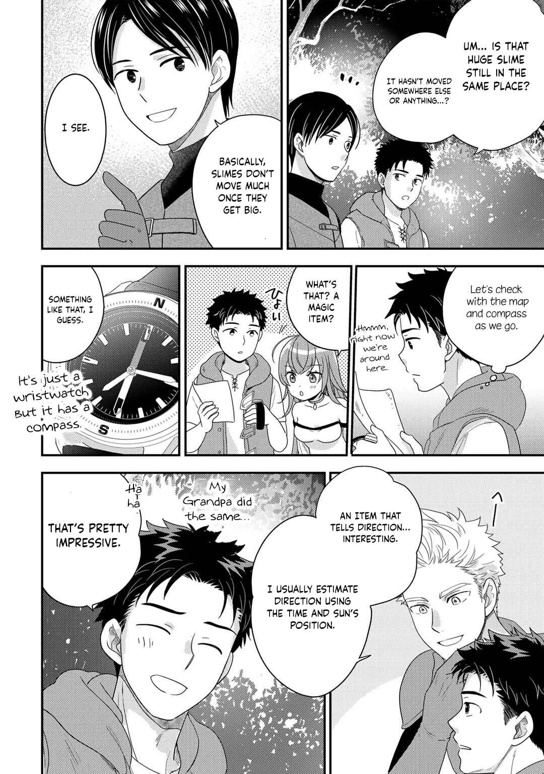 Isekai ni Kita Mitai dakedo Dou Sureba Yoi no Darou ~Shachiku SE no My Pace Boukenki~ Chapter 7 - Page 6