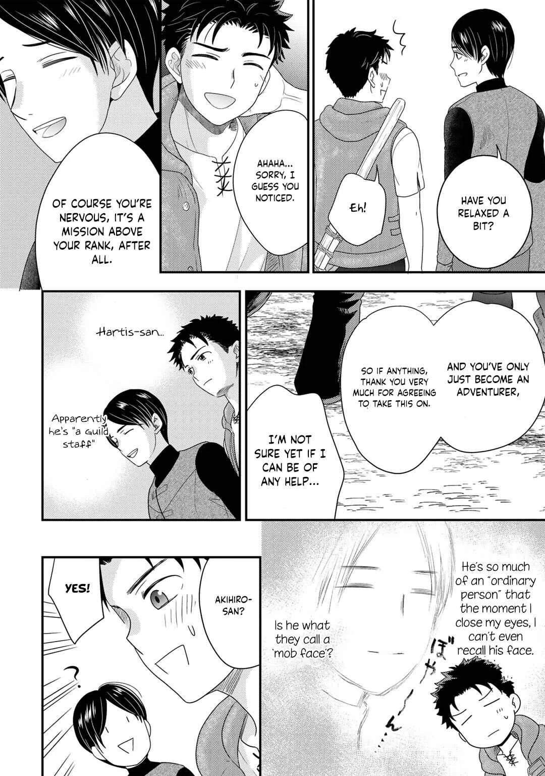 Isekai ni Kita Mitai dakedo Dou Sureba Yoi no Darou ~Shachiku SE no My Pace Boukenki~ Chapter 7 - Page 12