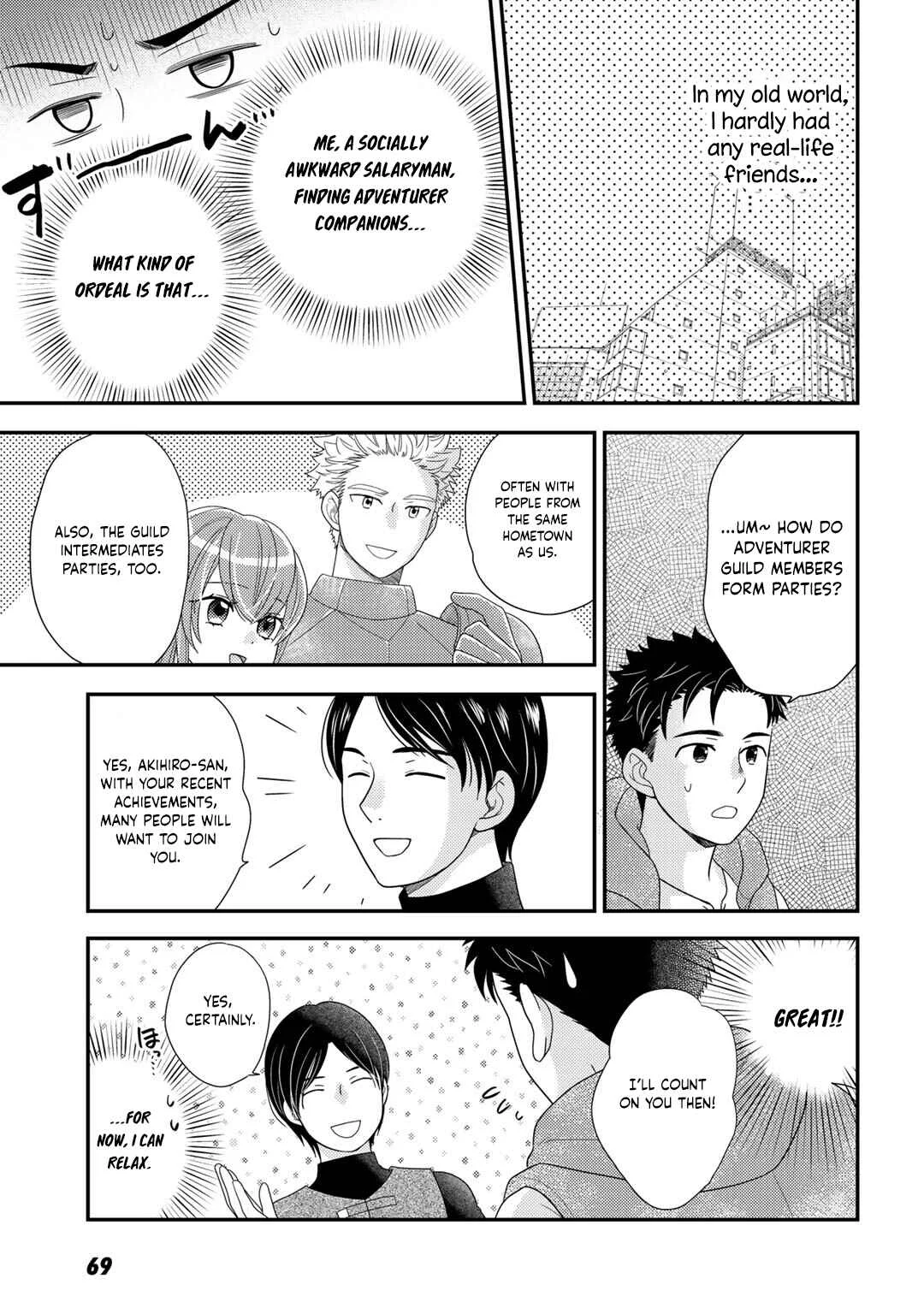 Isekai ni Kita Mitai dakedo Dou Sureba Yoi no Darou ~Shachiku SE no My Pace Boukenki~ Chapter 9 - Page 16