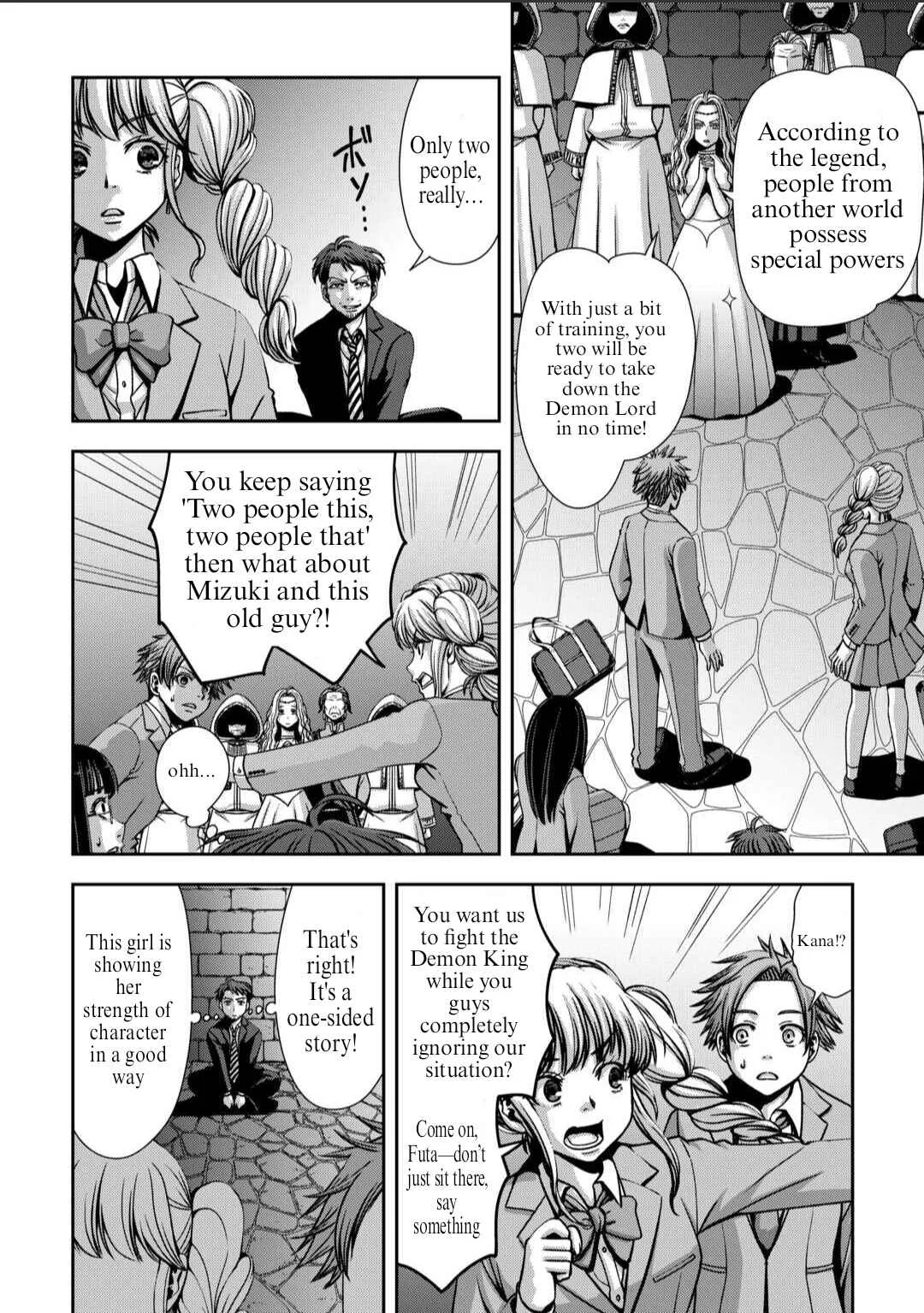 Isekai Nidome no Ossan, Dou Kangaete mo Koukousei Yuusha yori Tsuyoi Chapter 1 - Page 12