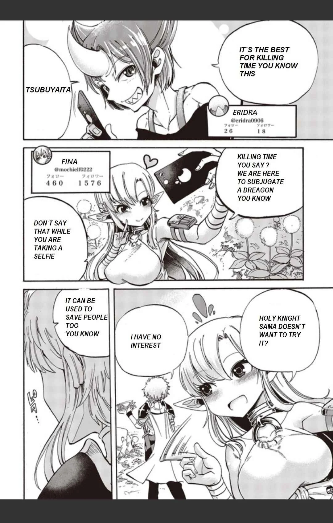 Isekai Saikyou no Seikishi wa Joujakusugite Kyou mo Net Enjoushiteru ~FF Gai Kara Shitsureishimasu~ Chapter 1 - Page 4